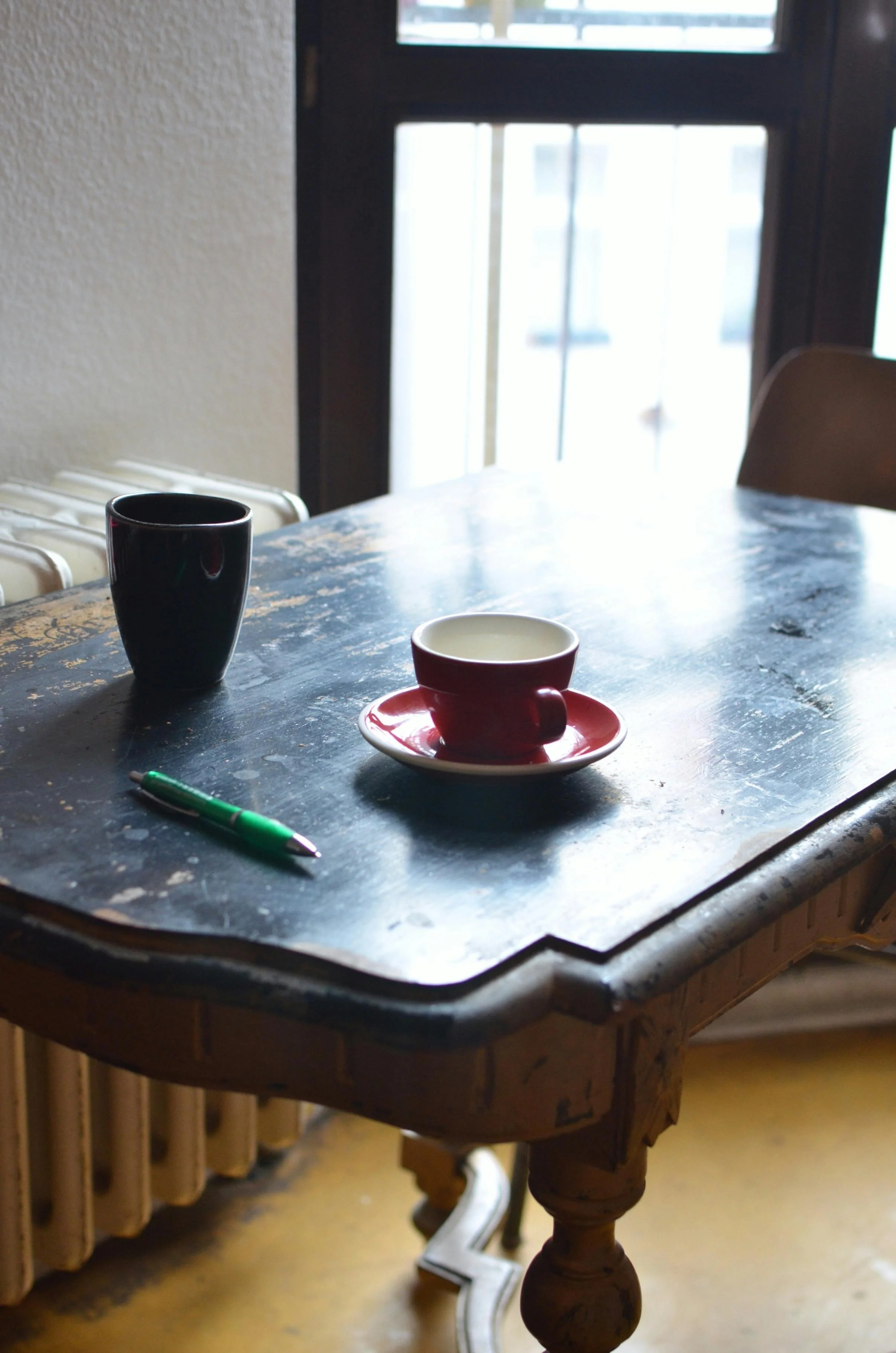 Comfort items used to support deep emotional work during a therapy intensive