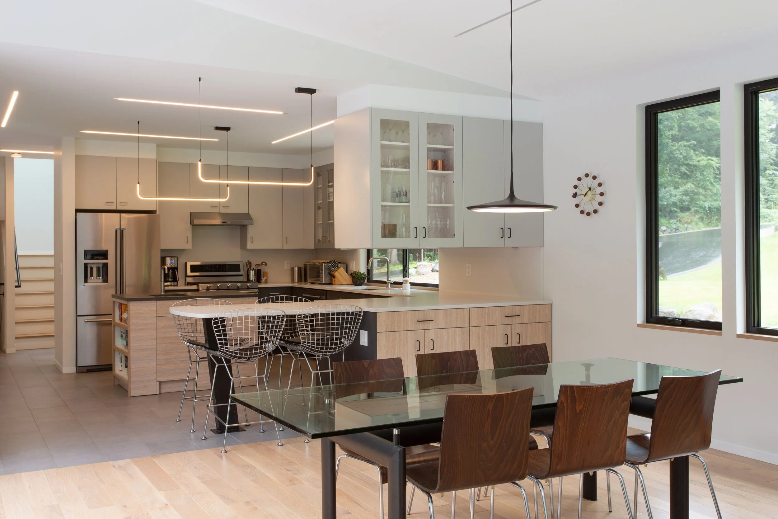 Custom Built Kitchen & Living Room - Gordon Design-Build, Exeter NH