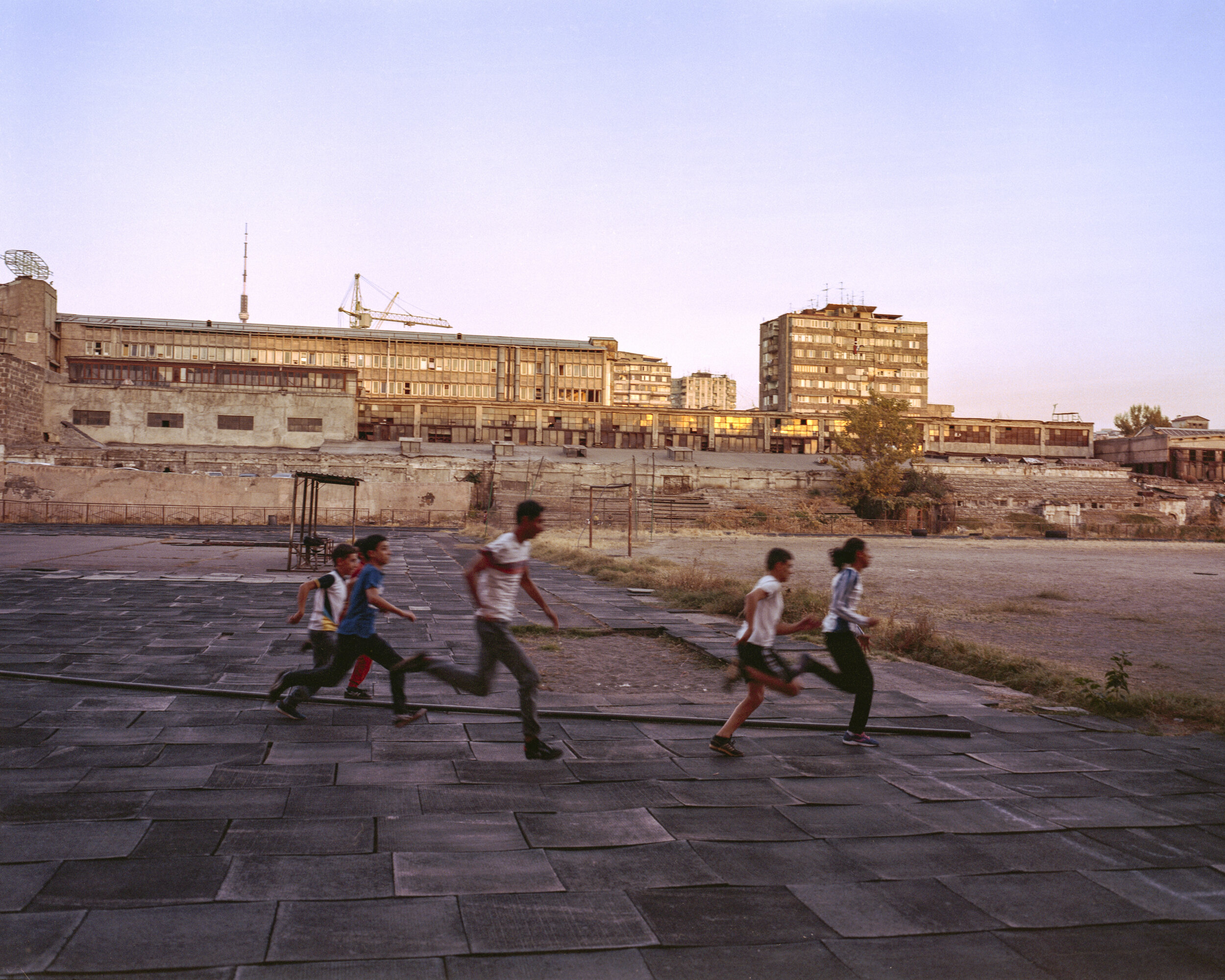   Armenia Sports Union, formerly known as Spartak, is one of the first sports associations in Yerevan mainly involved in individual Olympic sports. It has an outdoor pitch filled with students everyday.      Yerevan, Armenia, 2018  