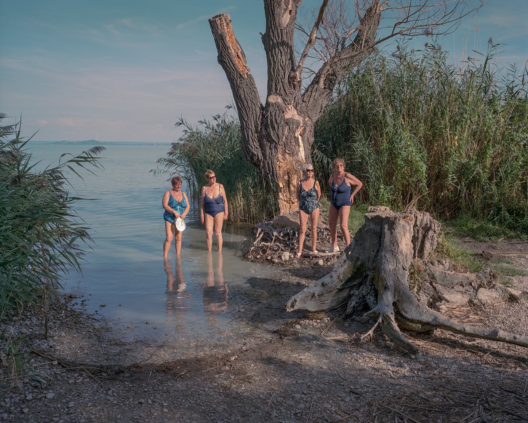  Bay ladies at the lake Balatongyörök, Hungary, 2022 
