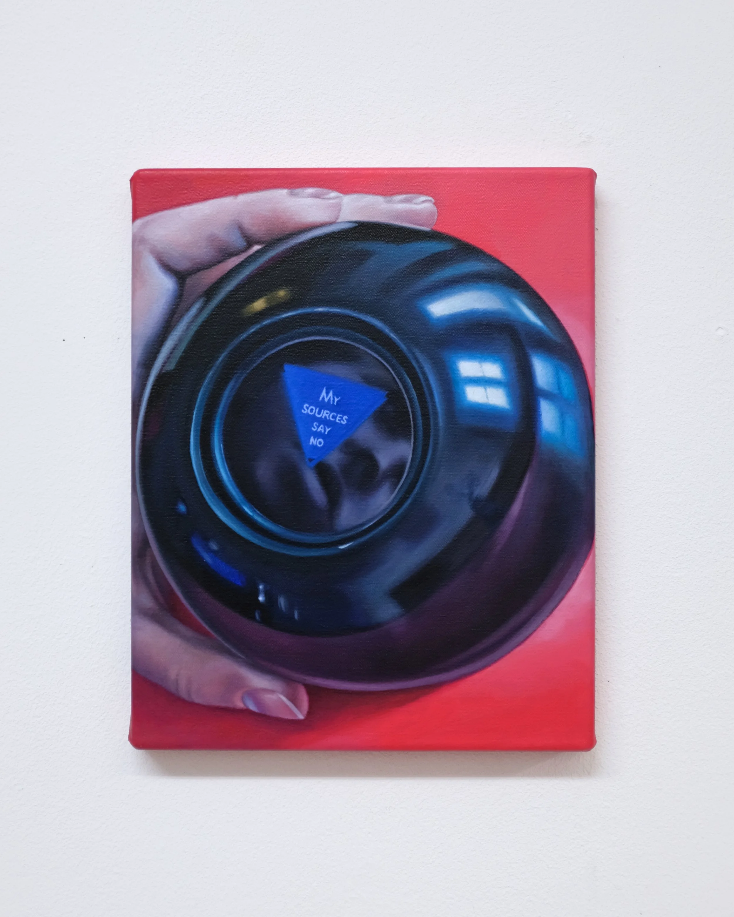 Will I be pretty, will I be rich? | 30 x 24 cm | oil on canvas | 2025 