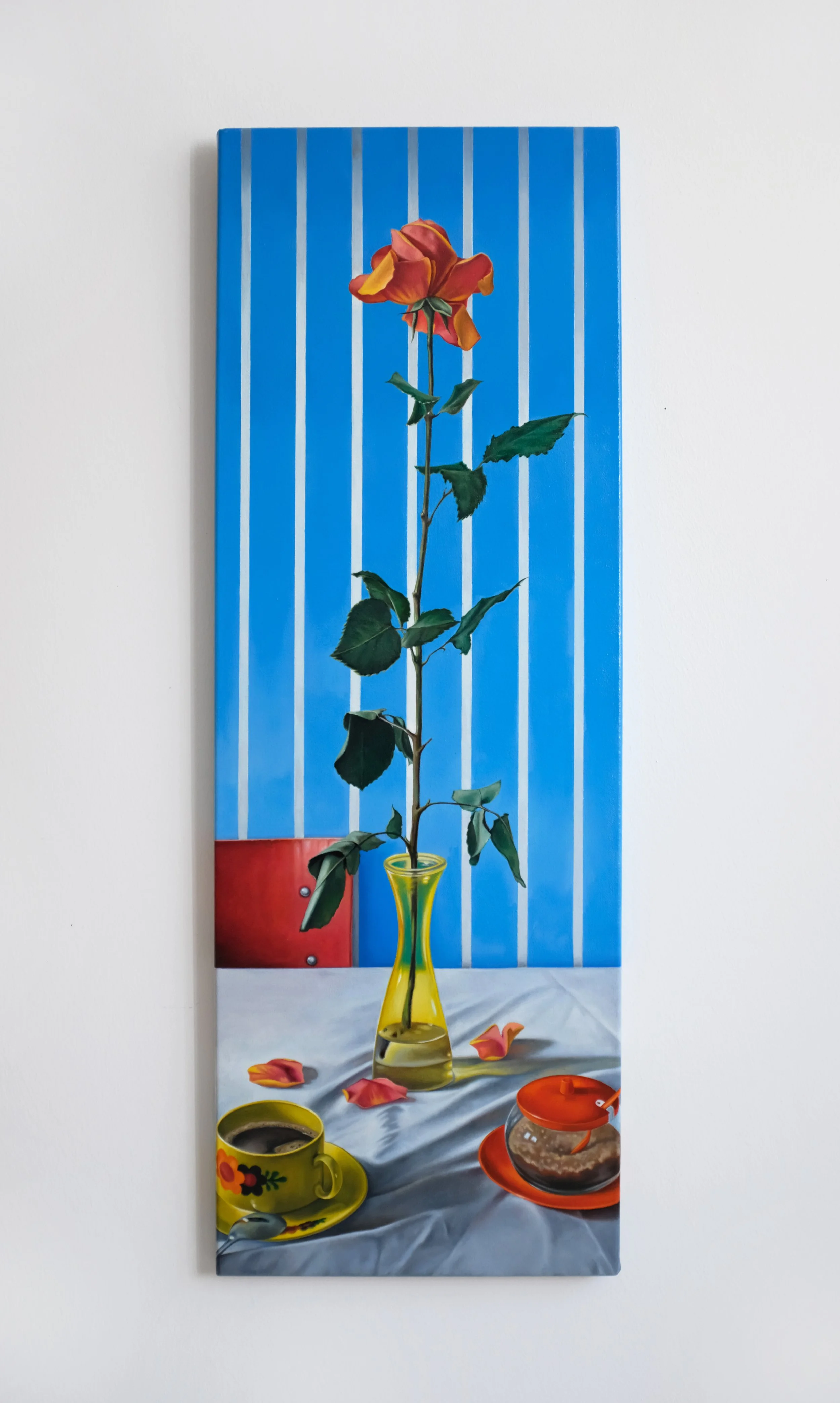 Overachiever | 100 x 35 cm | oil on canvas | 2026