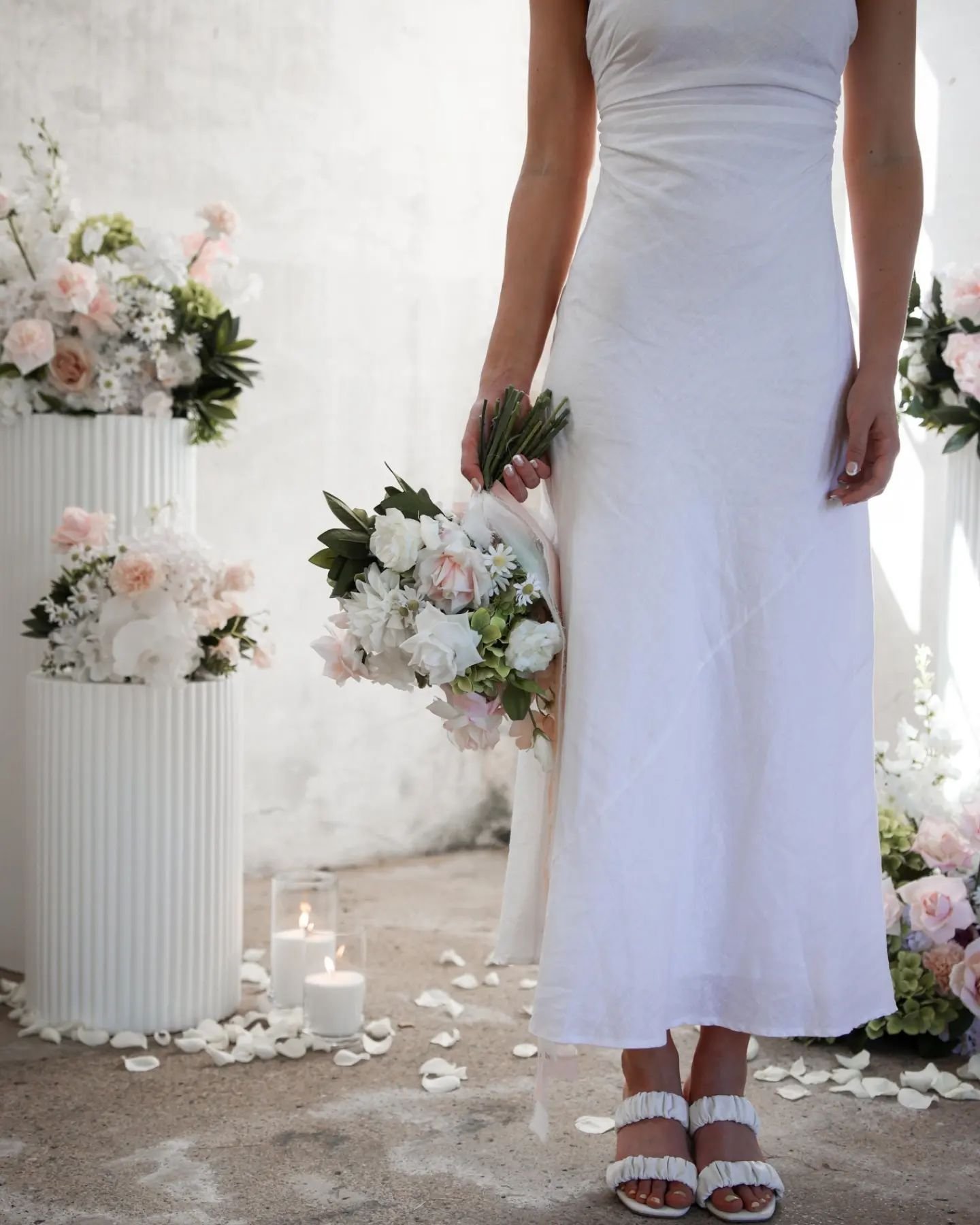 Dreamy soft pinks, whites and greens for this stunning photoshoot! 😍😍 We are so in love with the colour combo!! 🤍

Faux flowers + styling @auroraandcoevents 
Photography @s.edwardsphotography 
.
.
.
#brisbaneweddingideas #brisbaneweddings #brisban