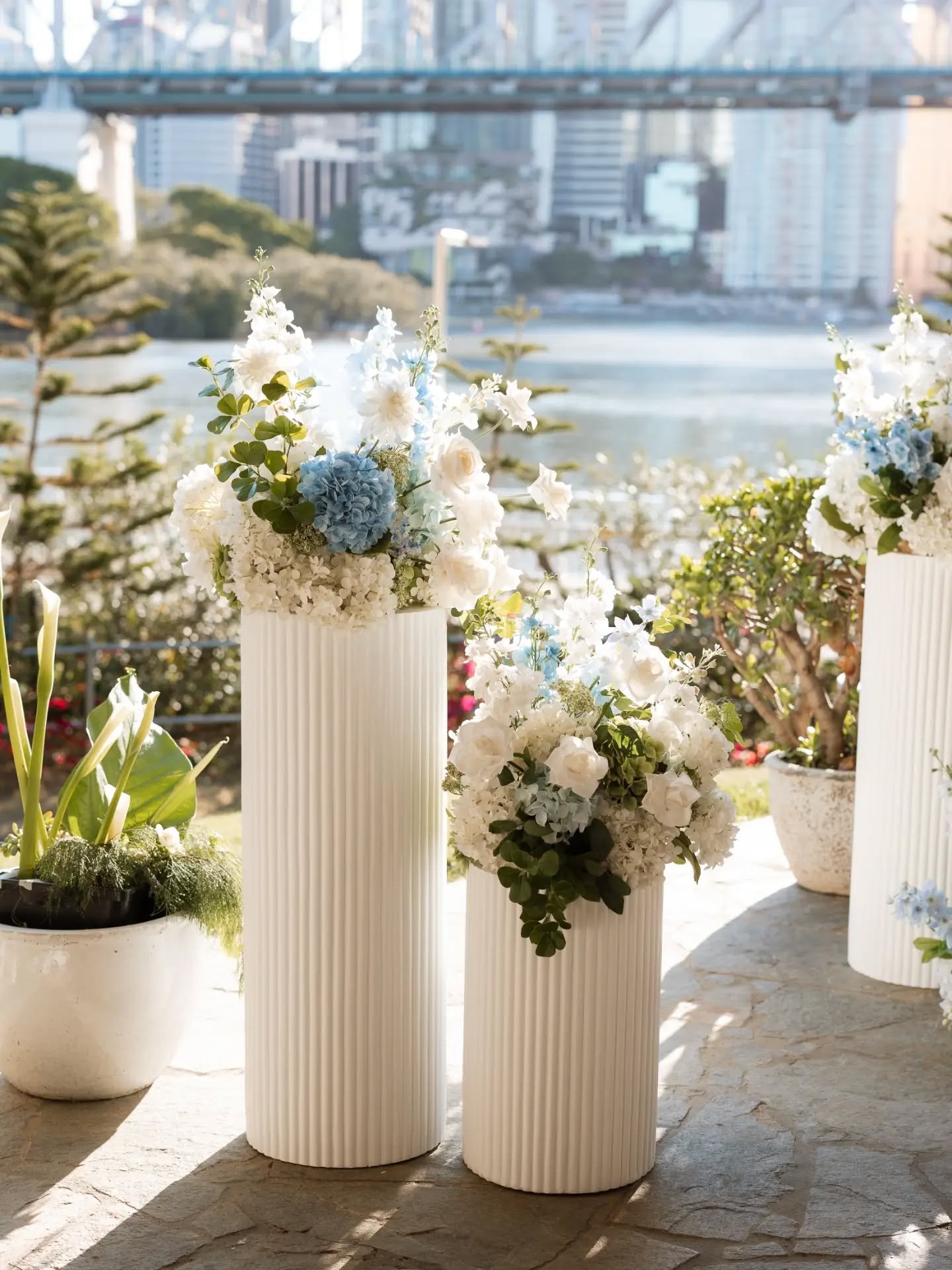 Something blue for Kelly &amp; Luke 💙

Venue @howardsmithwharves 
Photography @chasingmomentsphotography_ 
Celebrant @smittenceremonies 
Content creator @sociallywed.au 
Hair @heathercuttshair 
Make up @byellenviolet @blushdbrides 
Gown @pearlbridal