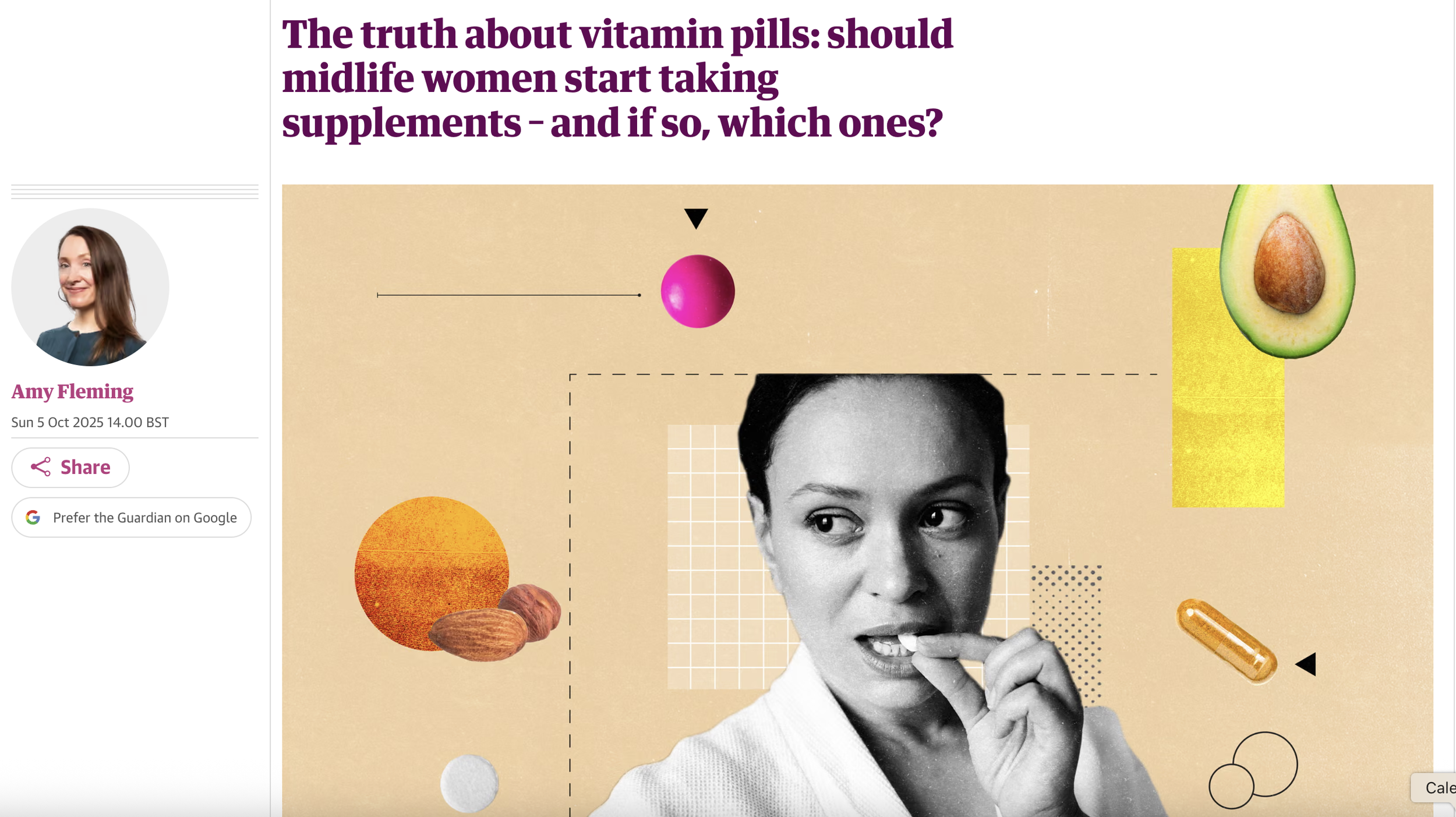 Guardian Article - Supplements