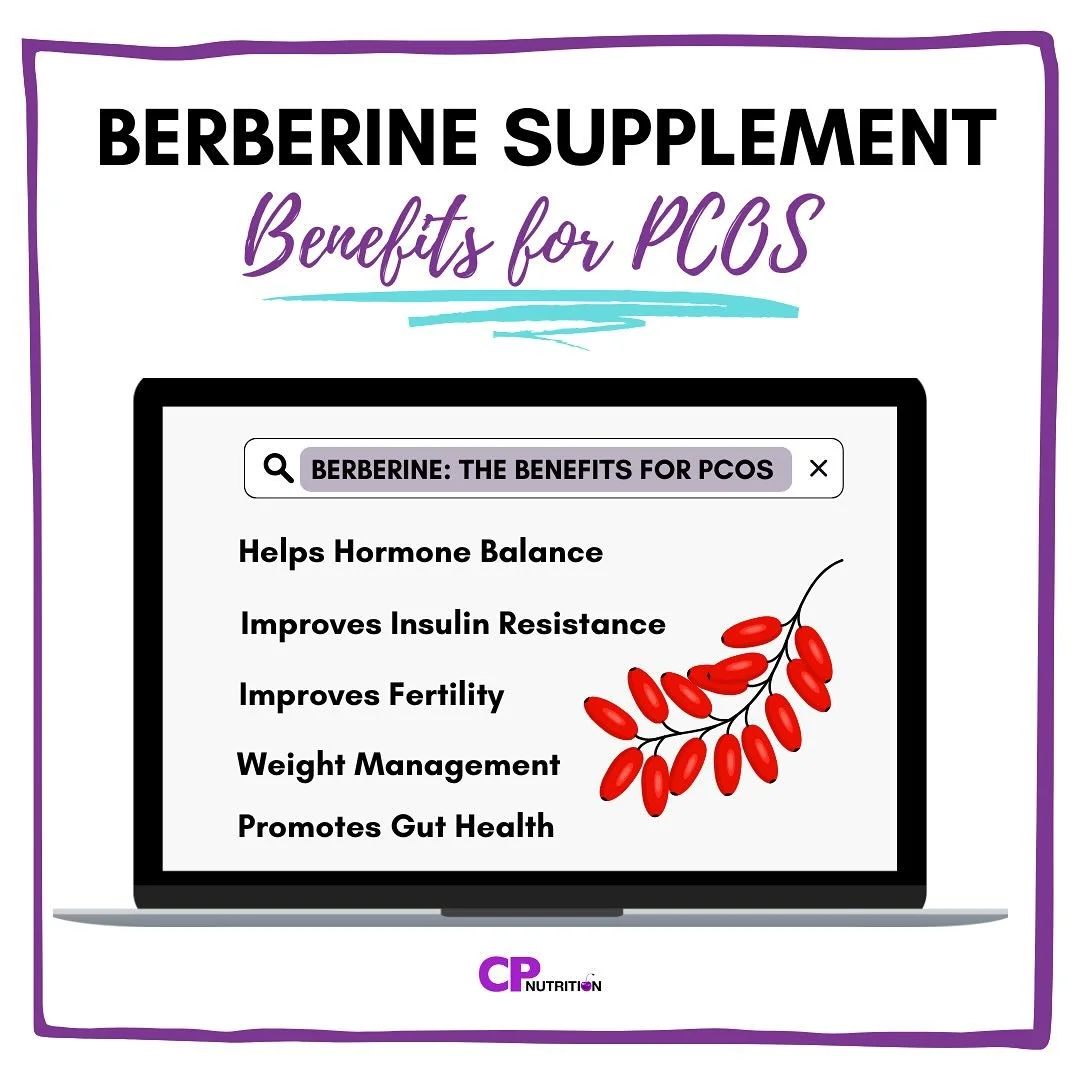 Is berberine a good supplement if you have PCOS 👀

Some studies have shown benefits including:
💊Helping to balance hormones
💊Improving insulin resistance
💊Improving fertility
💊Supporting weight management
💊Promoting gut health

Always remember 