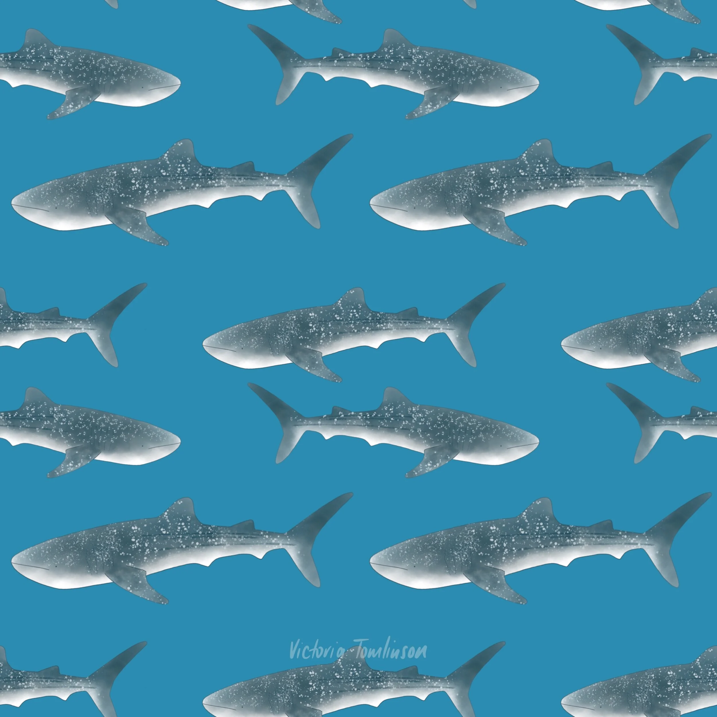 Whaleshark repeating pattern