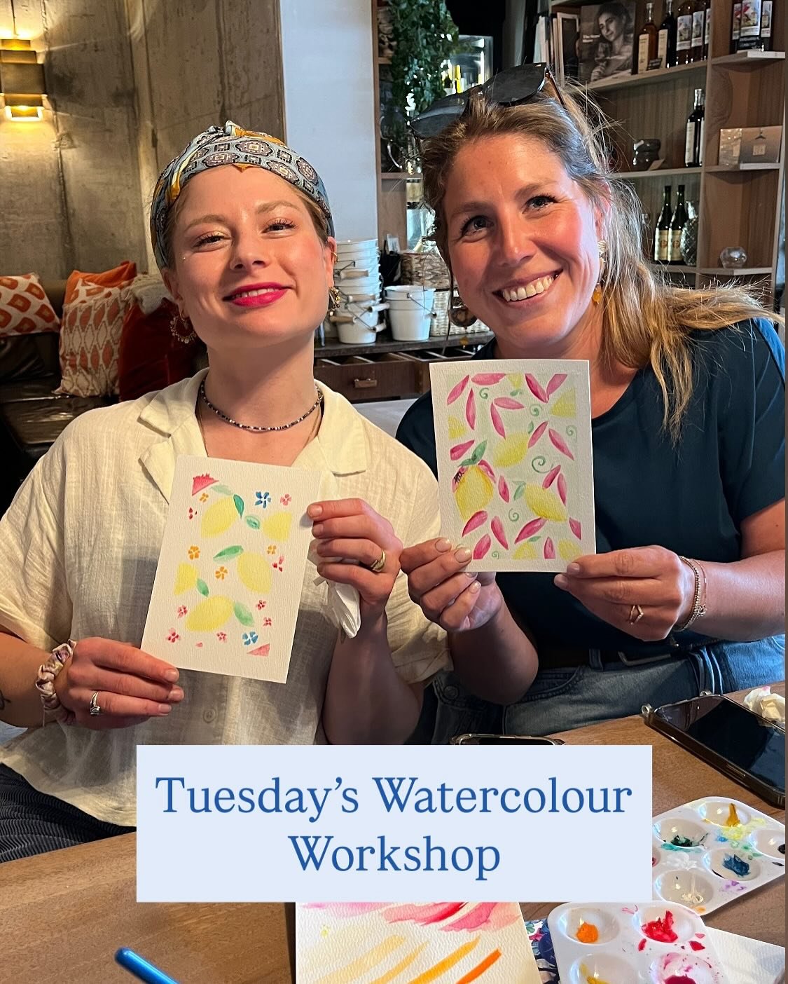 Thank you to everyone who came to my watercolour workshop @manud.zermatt on Tuesday.

It was such a lovely group, some came with friends, some came to make friends, and we all had an enjoyable and relaxing afternoon with lots of good conversation.

E