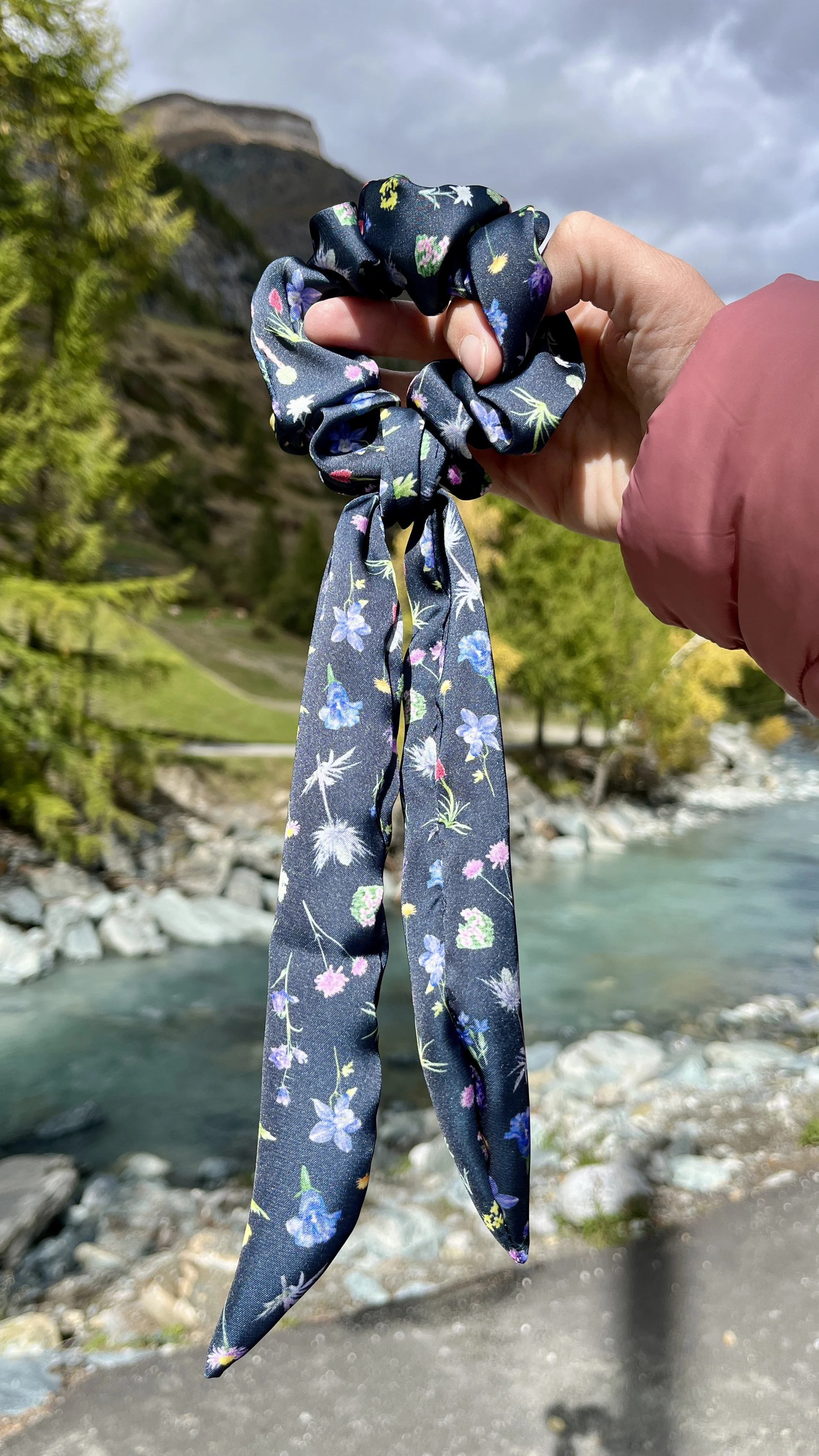 Alpine Flora Long Tail Scrunchie.JPG