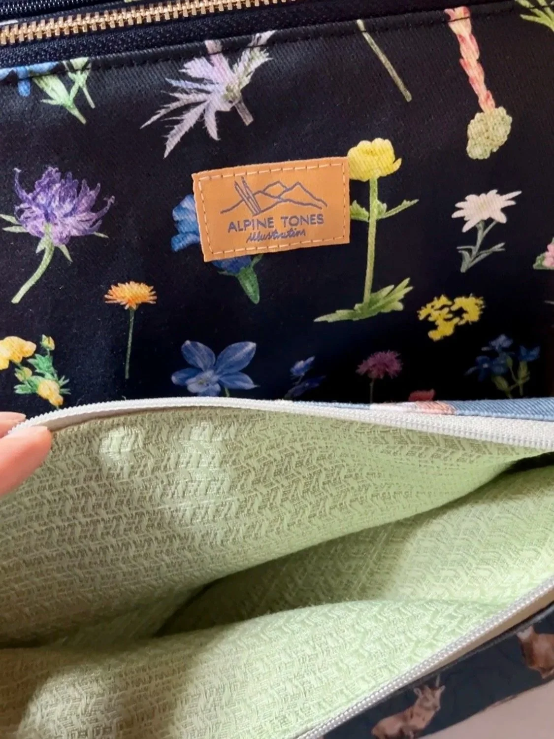 Alpine+Animals+Large+Lined+Pouch+-+Alpine+Tones+Illustration.jpg