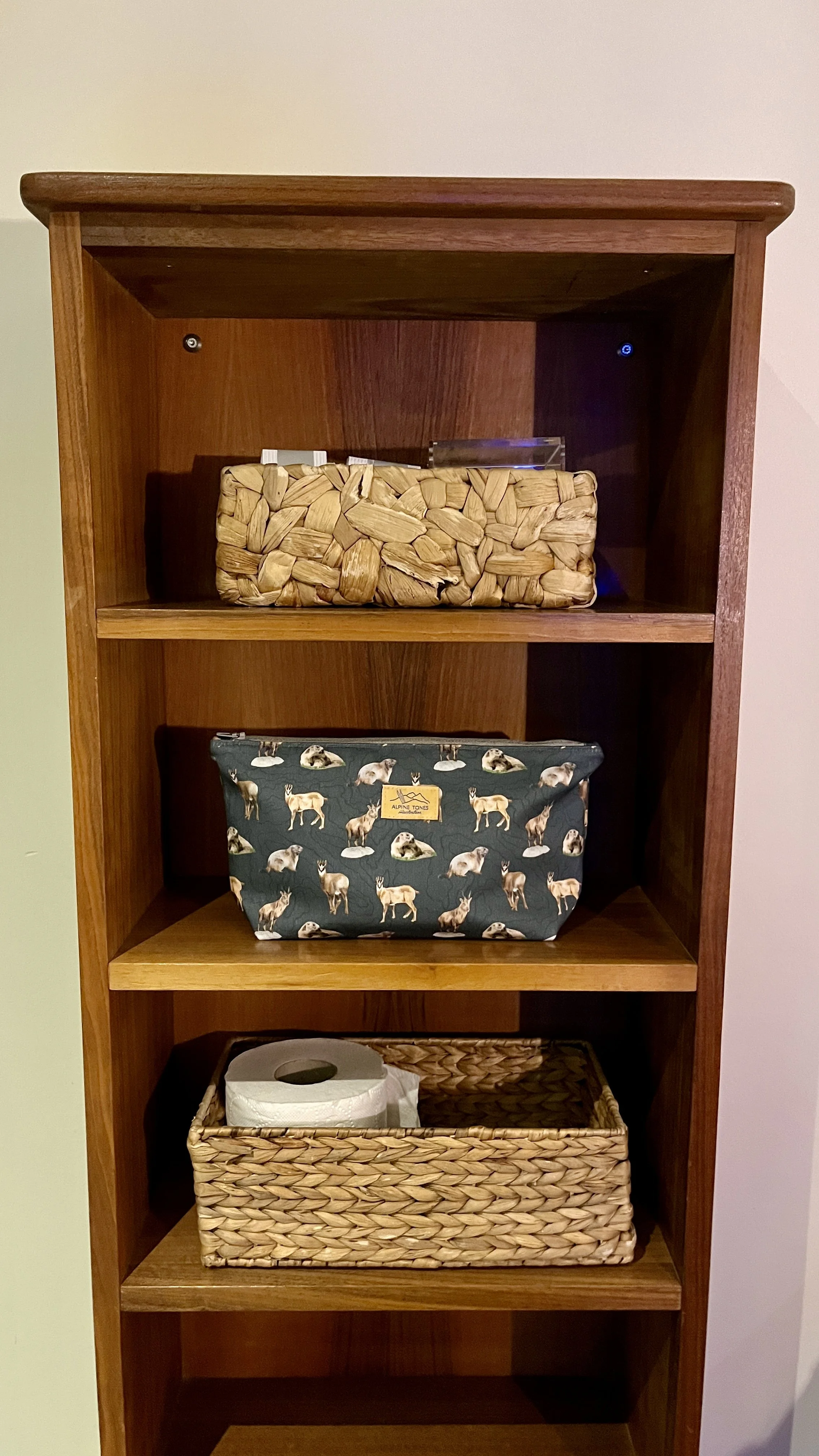Alpine Animals Washbag - Alpine Tones Illustration.JPG