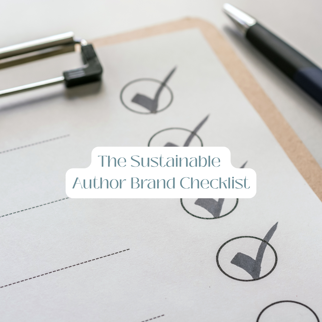 The Sustainable Author Brand Checklist