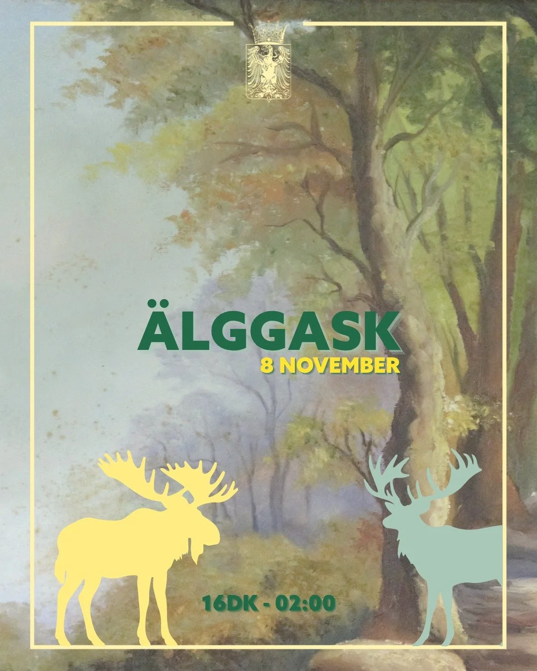 🫎🍁V&auml;lkomna till &Auml;lggasken🍁🫎

Inne i den gyllene V&auml;rmlandsskogen kallar skogens konung p&aring; just dig att bege dig till V&auml;rmlands nations &Auml;lggask!🤩 N&auml;r tr&auml;dens l&ouml;v gl&ouml;der i r&ouml;tt och gult v&auml