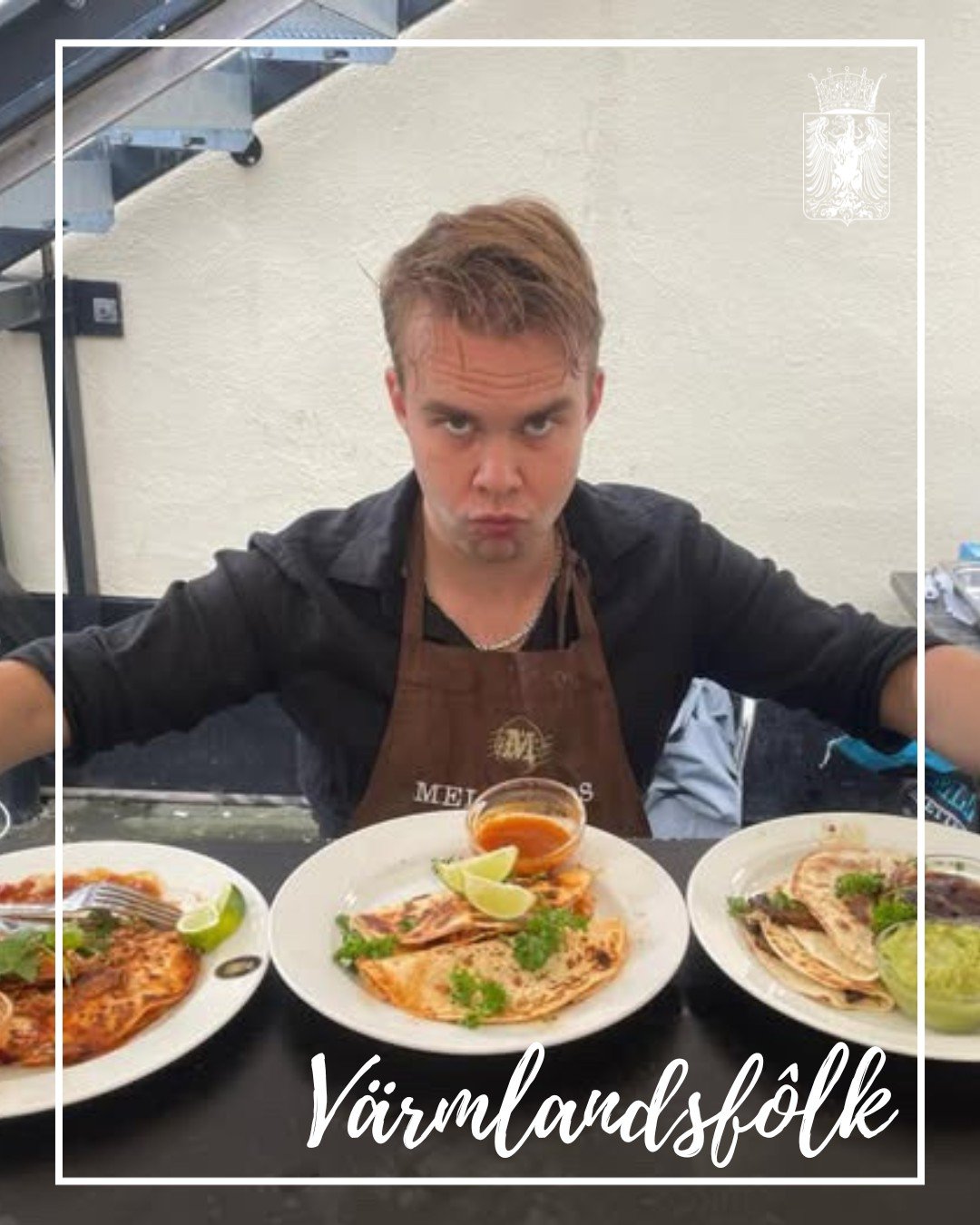 English below 🙌 
Veckans V&auml;rmlandsf&ocirc;lk &auml;r ingen mindre &auml;n Wincent Kraft, nationens nyinvalda kr&ouml;nik&ouml;r! 🥳💛

🌟Vad g&ouml;r en kr&ouml;nik&ouml;r p&aring; V&auml;rmlands? Vad &auml;r det b&auml;sta med att vara det?
- 