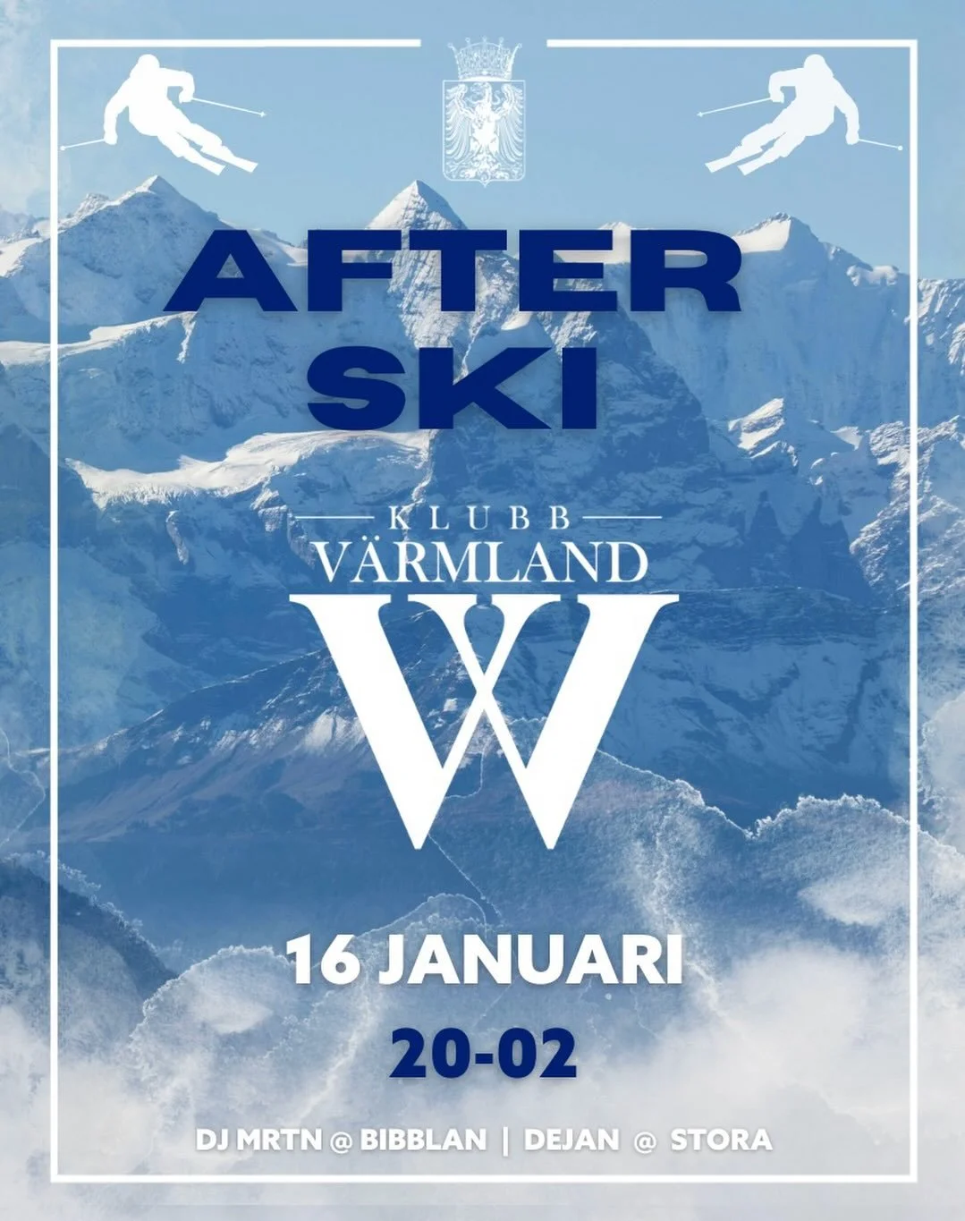 (ENGLISH BELOW) 

Missade du att k&ouml;pa biljett till Ski Week men vill &auml;nd&aring; avnjuta en afterski? 🎿❄️
D&aring; har du hittat r&auml;tt, terminens premi&auml;rklubb &auml;r h&auml;r och temat &auml;r inget mindre &auml;n afterski! 🕺🏻🪩