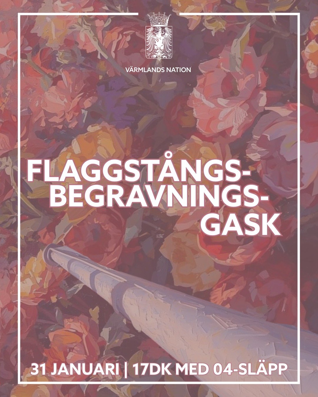 English below🙌

Vissa monument faller inte i gl&ouml;mska. De lever vidare i minnet, i ber&auml;ttelserna och i gemenskapen som uppstod runt dem. En s&aring;dan var v&aring;r flaggst&aring;ng. Den stod d&auml;r den stod, och bar v&aring;ra f&auml;rg