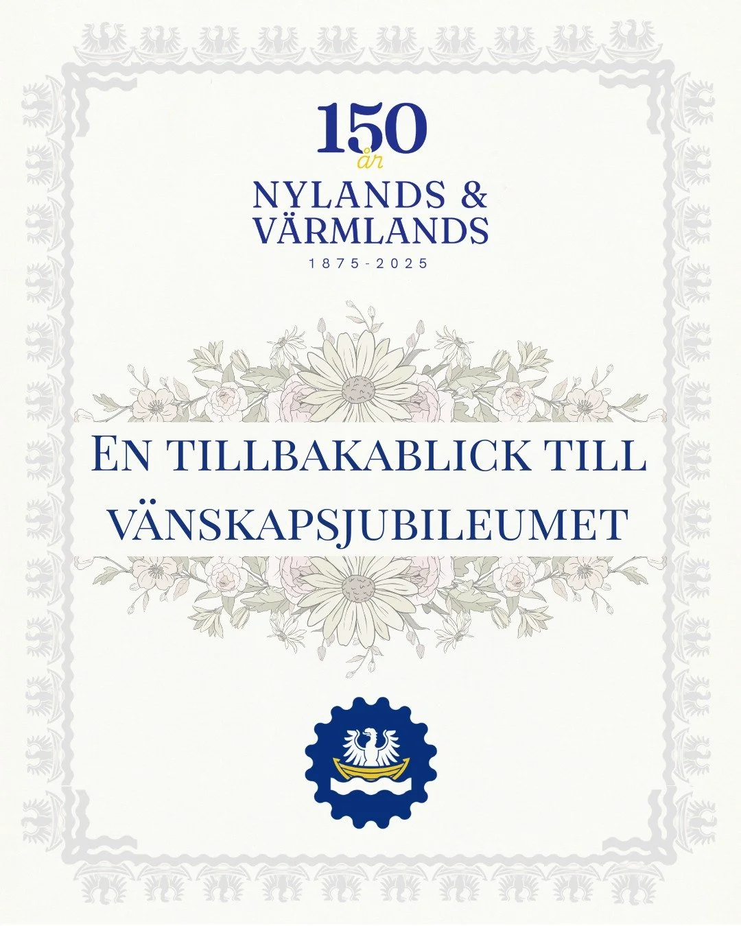 H&auml;r kommer en tillbakablick fr&aring;n 150-&aring;rsjubileet med v&aring;ra k&auml;ra v&auml;nner fr&aring;n Nylands nation i Helsingfors, som firades f&ouml;rra &aring;ret. ✨️🎉

F&ouml;r att hedra den l&aring;nga och trogna v&auml;nskapen - fy