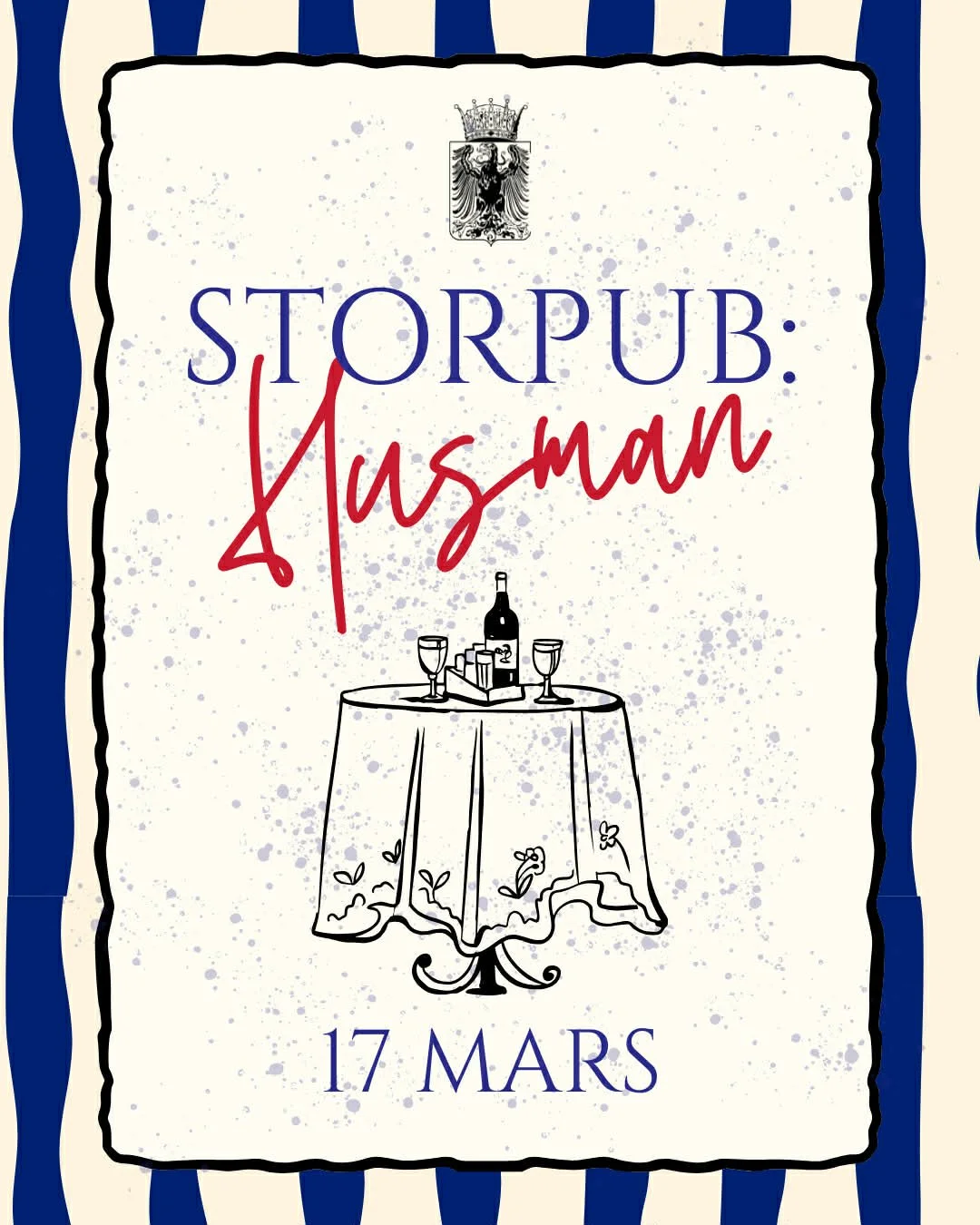 English below🙌

V&auml;lkomna till Storpub i Nationshuset! 🏡🍻

P&aring; tisdag den 17e mars g&ouml;r vi n&aring;got alldeles extra! Vi flyttar in pubv&auml;rmen i Stora Huset f&ouml;r en kv&auml;ll fylld av v&auml;rme och riktigt god mat.

Vi duka