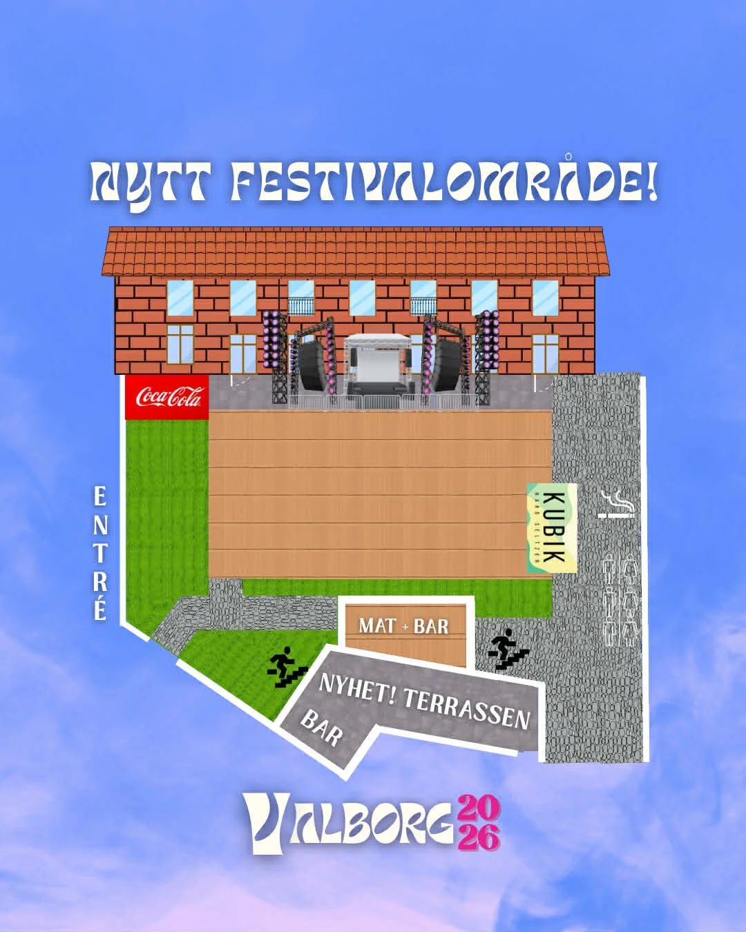 English below🙌

Nytt festivalomr&aring;de - biljettsl&auml;pp 30-31 mars! 💥

Till Valborg 2026 presenterar vi ett nytt festivalomr&aring;de med en ny scen och st&ouml;rre dansgolv! Dessutom &ouml;ppnar vi terrassen f&ouml;r f&ouml;rsta g&aring;ngen