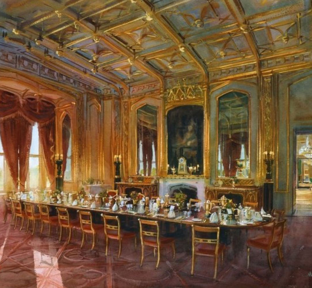The State Dining Room Alexander Creswell, b.1957