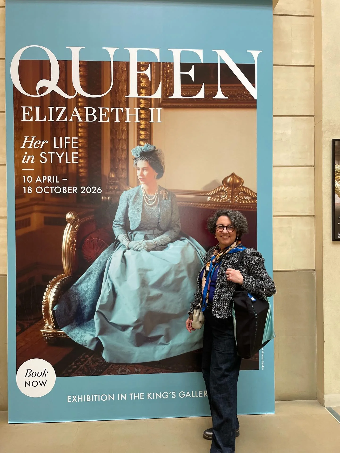 Almost no words. It will take me time to process how good this exhibition is. The preservation of the clothes, the space for display, the up close and personal, the iconography. That tiny, tiny waist, until she was in her thirties, while she was trav