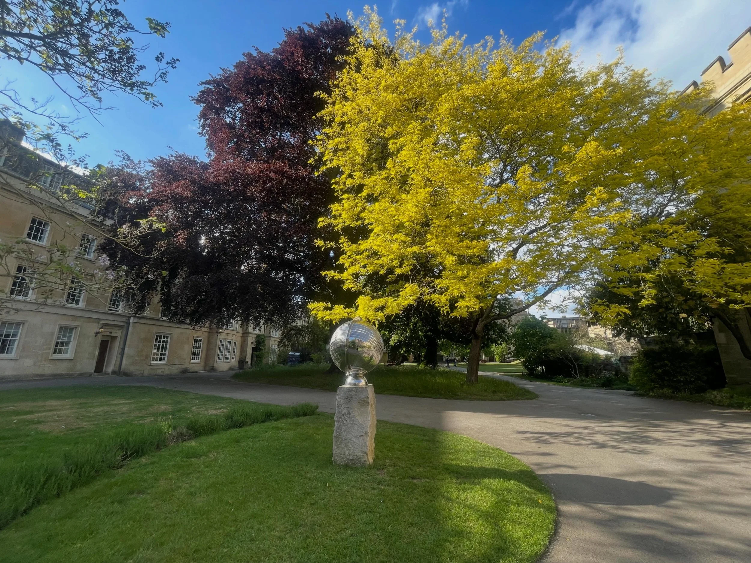 Oxford on a sunny evening after evensong
