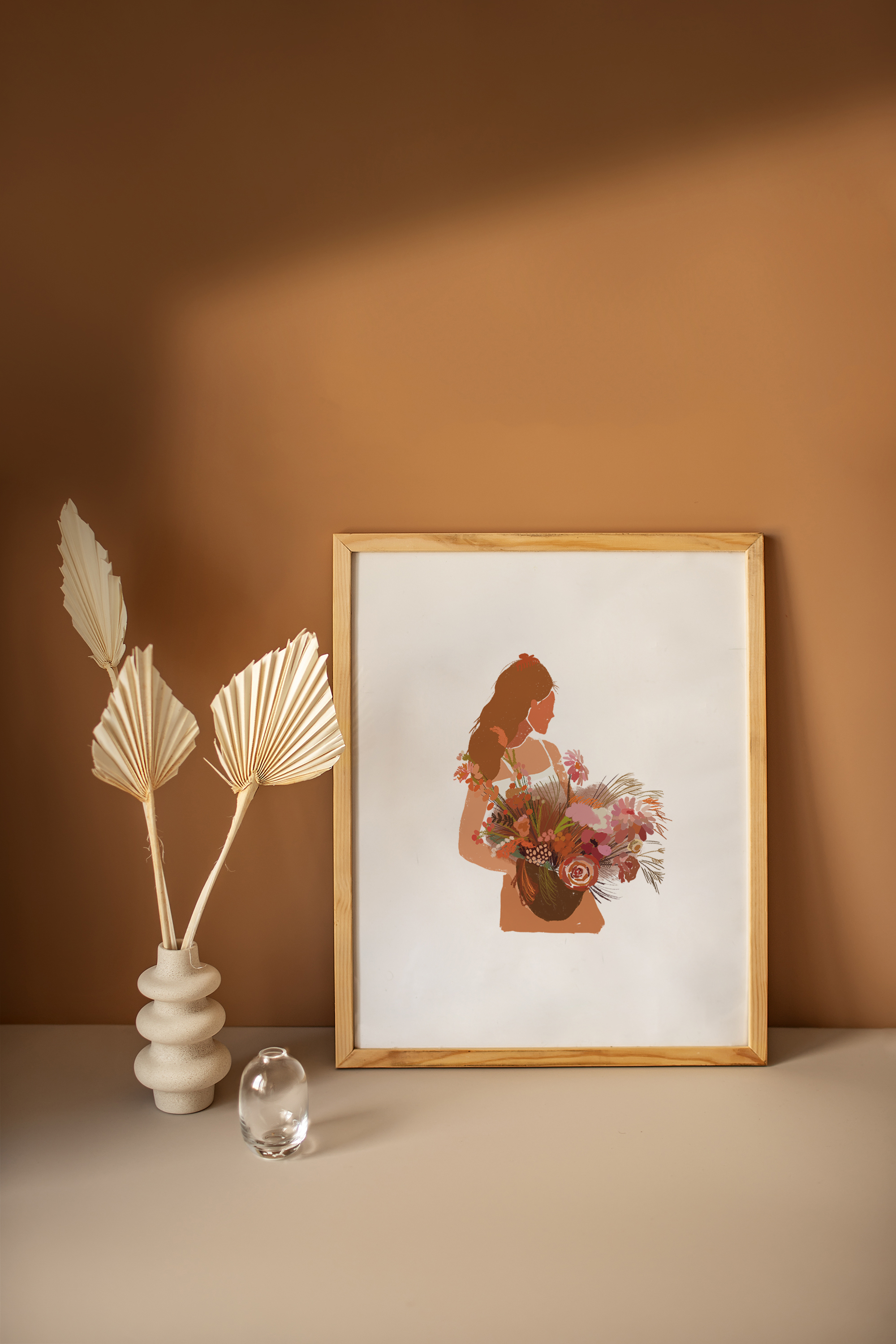 Flower Girl Print 8x10 Wall Art