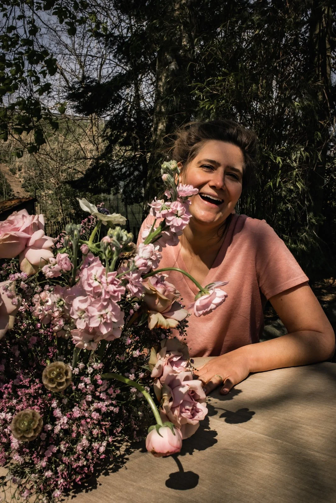 workshop ine thof bloemen rust drongen gent verwen zelfzorg ontzorgen traag bloemen tuin hof wild pluk