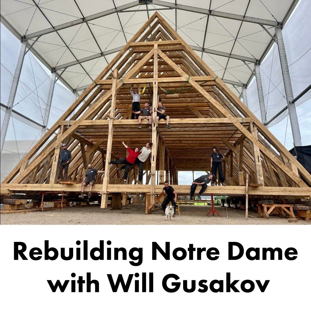 Join us Tuesday, October 3 from 7:30-9:00 PM at the library for a chance to learn about Will's experience in France, using Gothic tools and techniques to help re-create the medieval timber roof frame of the cathedral's nave and choir. 

#vtlib #vtlib