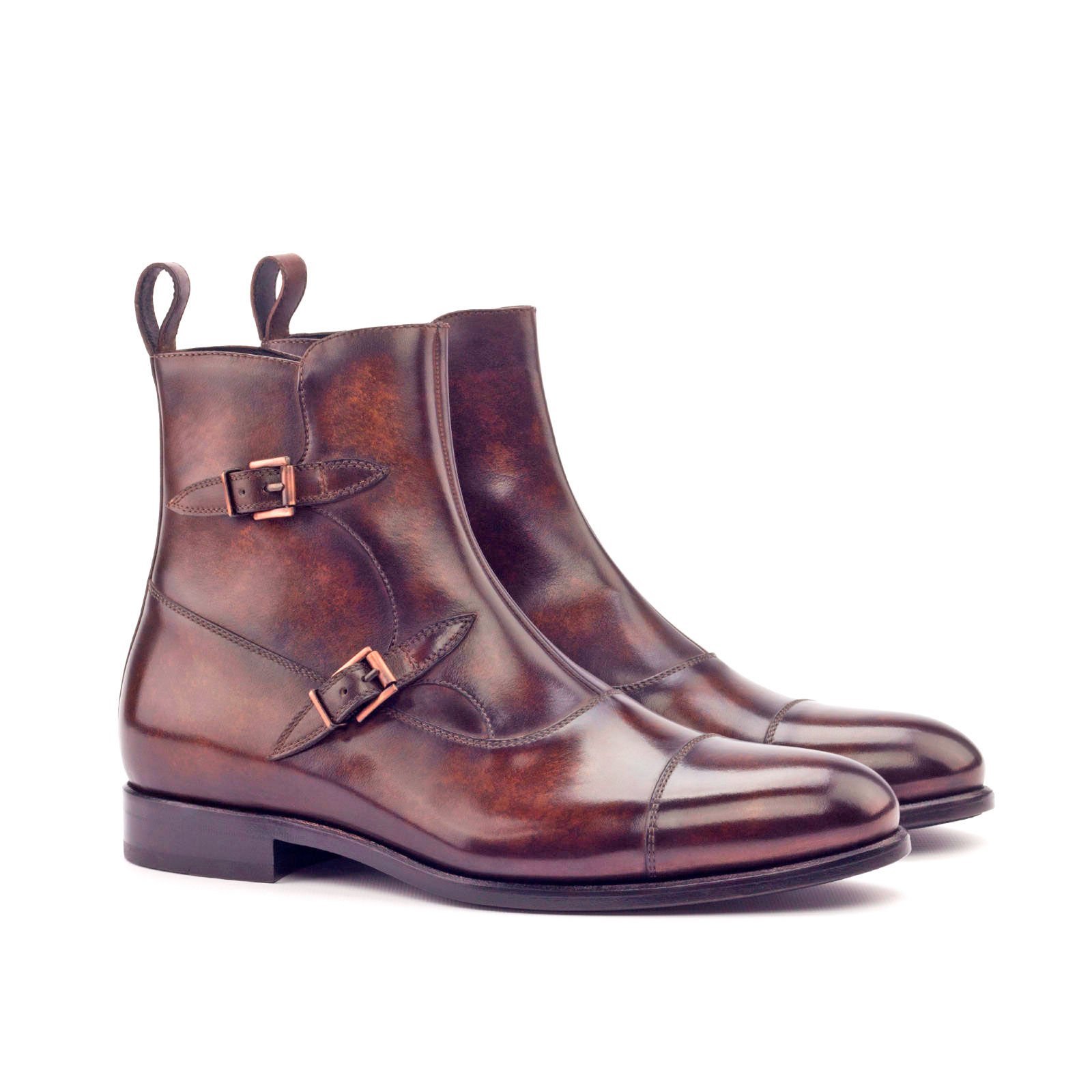 Octavian Buckle Boot Patina | $850