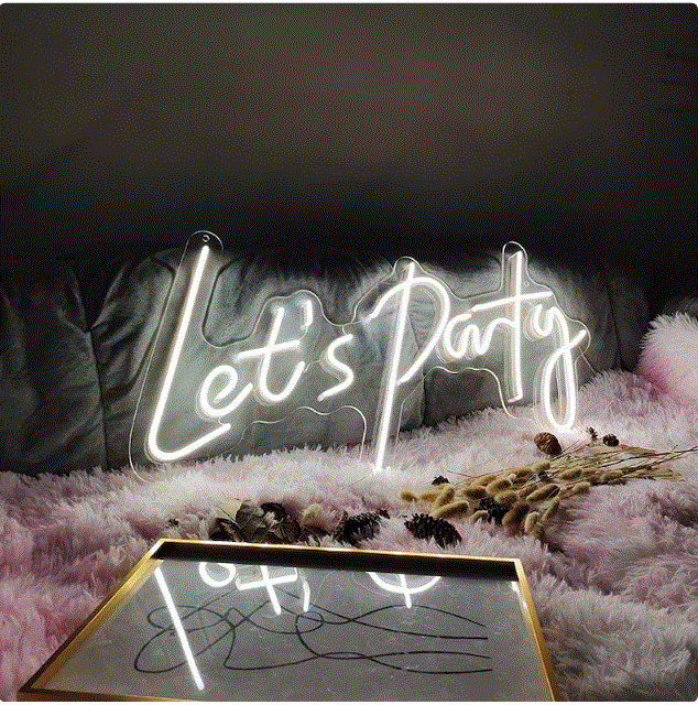Lets Party Neon SIgn.GIF