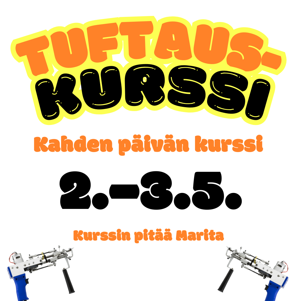 2 PÄIVÄN KURSSI, 2.–3.5. KLO 11.00