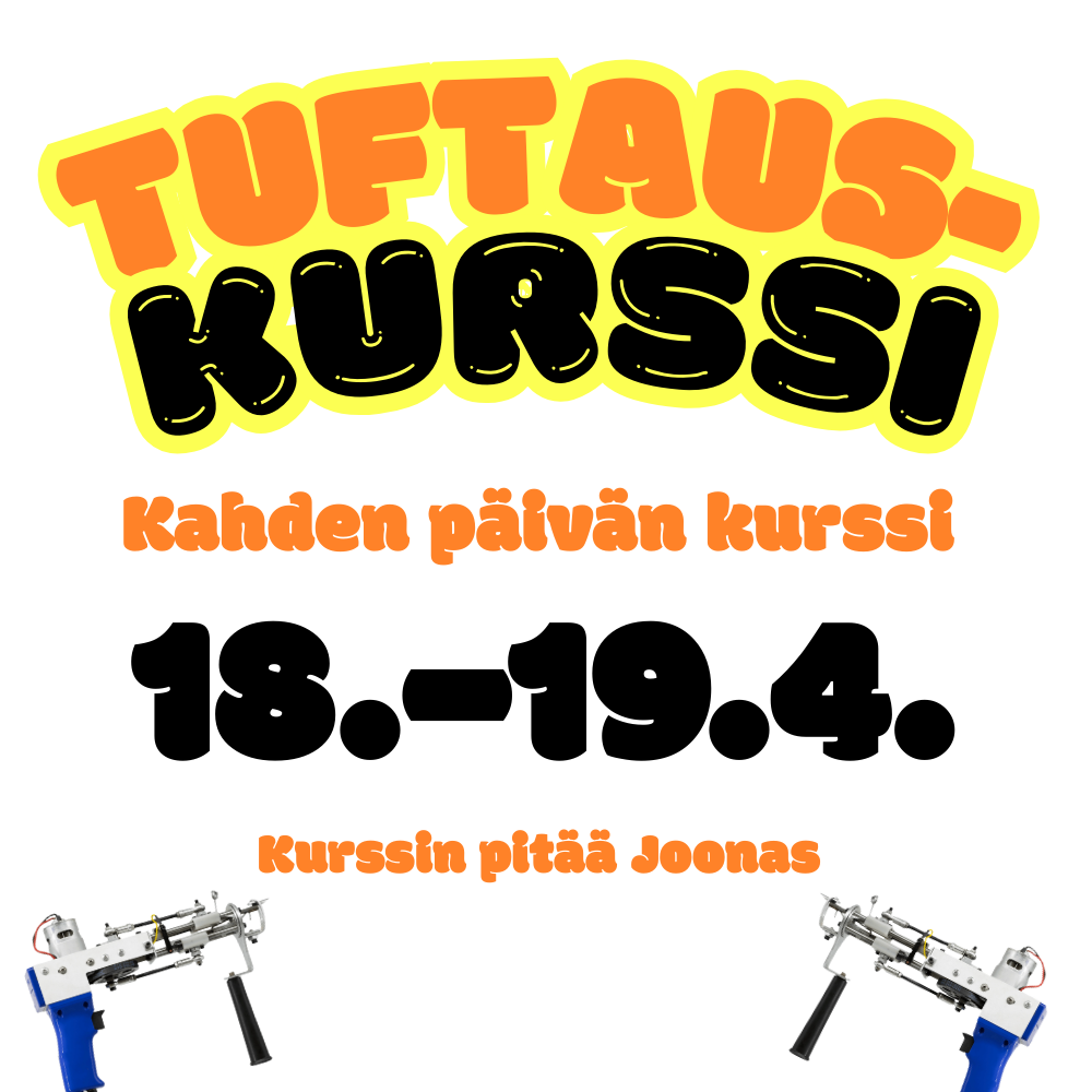 2 PÄIVÄN KURSSI, 18.–19.4. KLO 11.00