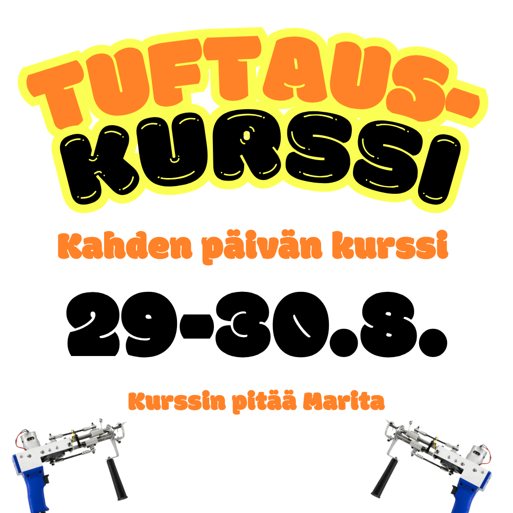 2 PÄIVÄN KURSSI 29.–30.8. KLO 11.00 ALKAEN