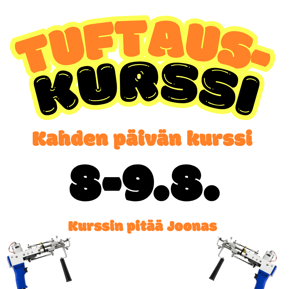 2 PÄIVÄN KURSSI 8.–9.8. KLO 11.00 ALKAEN