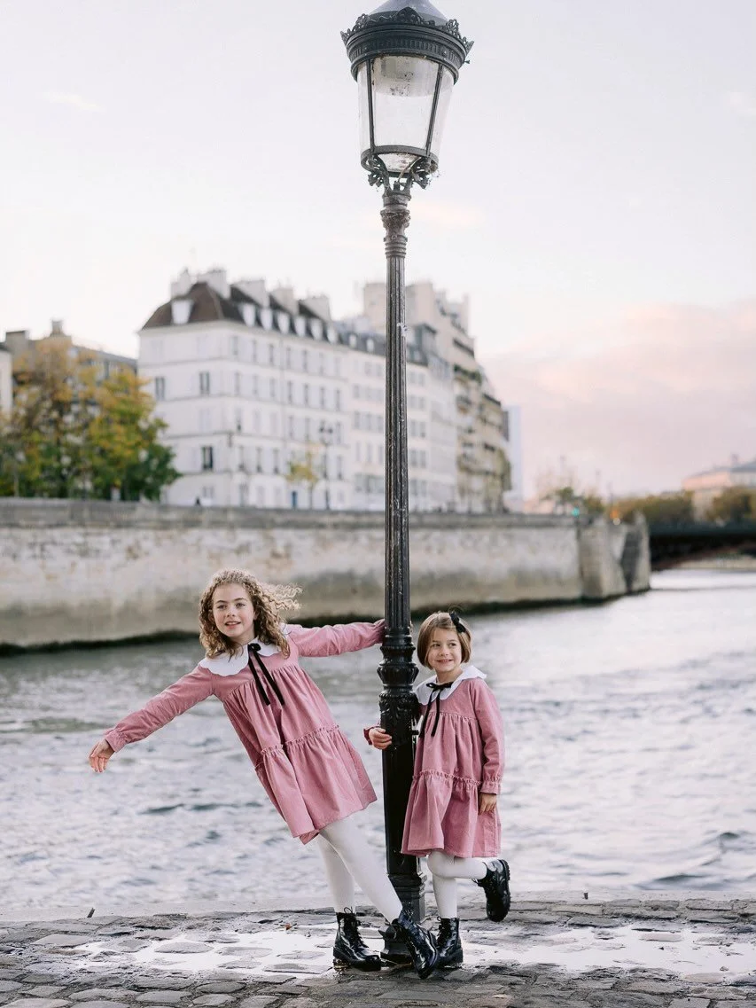 A little piece of Paris, and memories to keep for a lifetime.

Along the Seine, with the soft light and gusty winds of the afternoon and the freedom to simply be together. The beauty of family photographs is so often found in the in-between moments. 