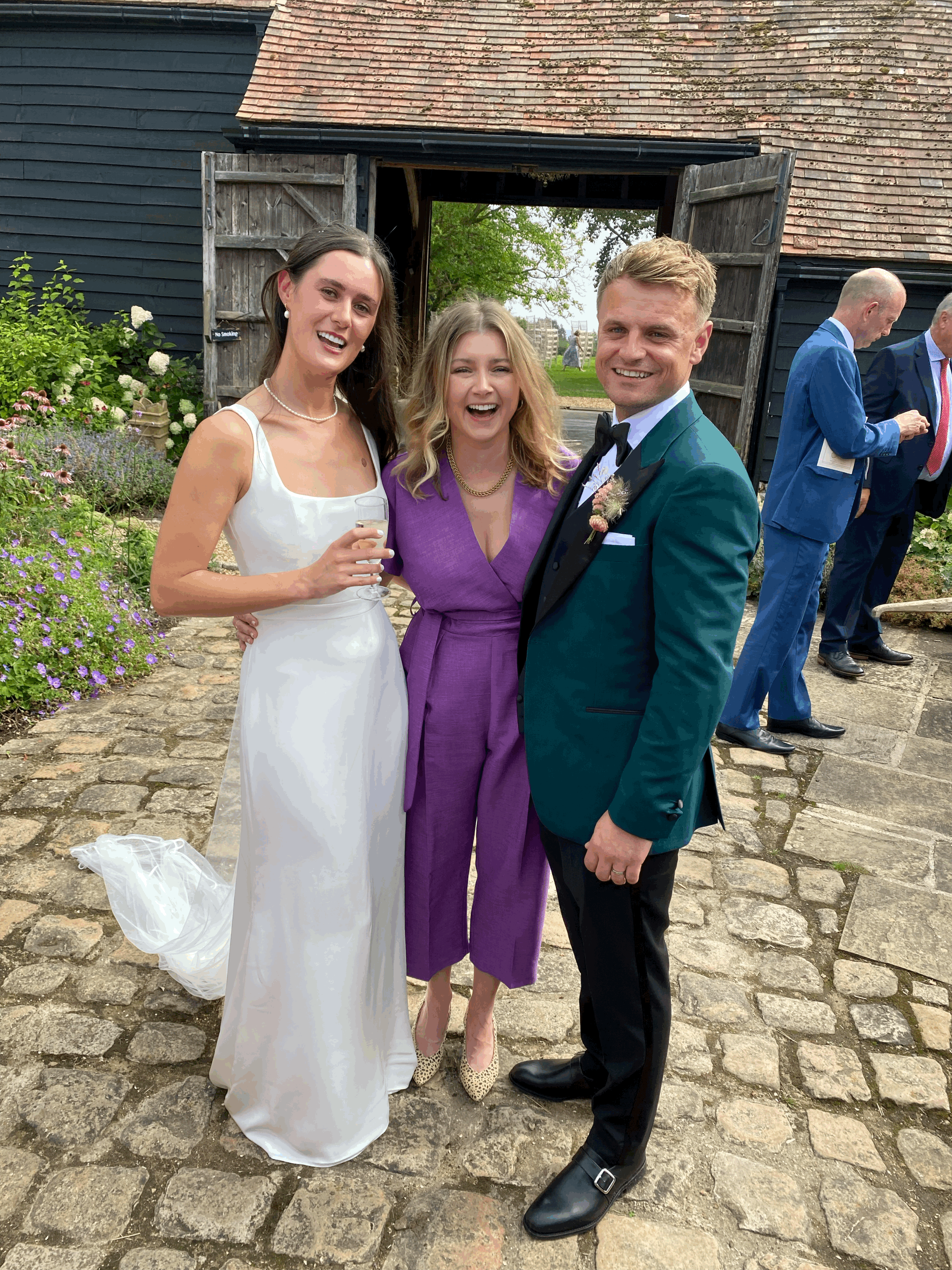 Humanist Wedding Ceremony at Bigstrup Farm, Dinton, Buckinghamshire: Nicole &amp; Brady