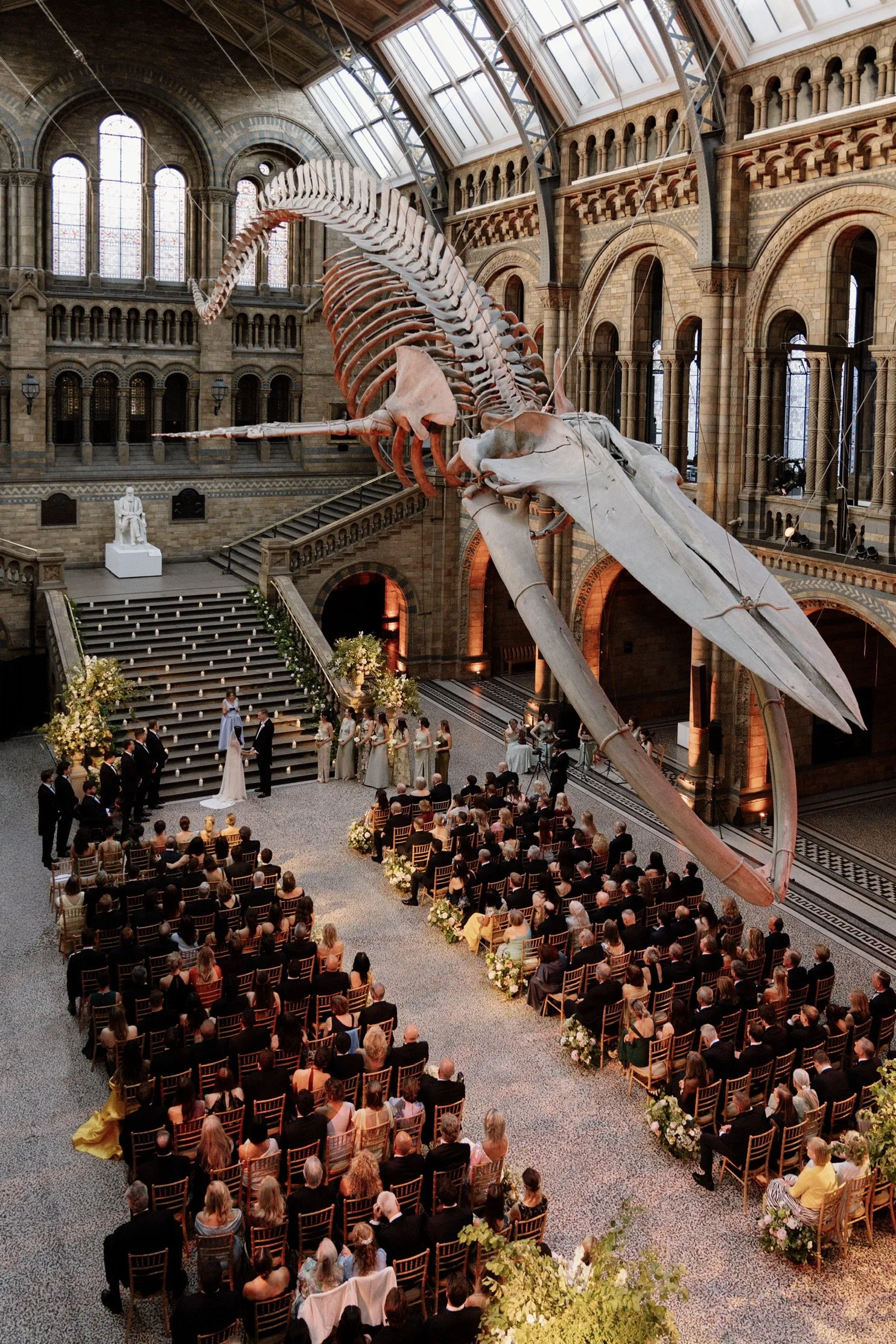 Wedding ceremony in the London, Natural history museum by Kathryn B Wilson Love Celebrants