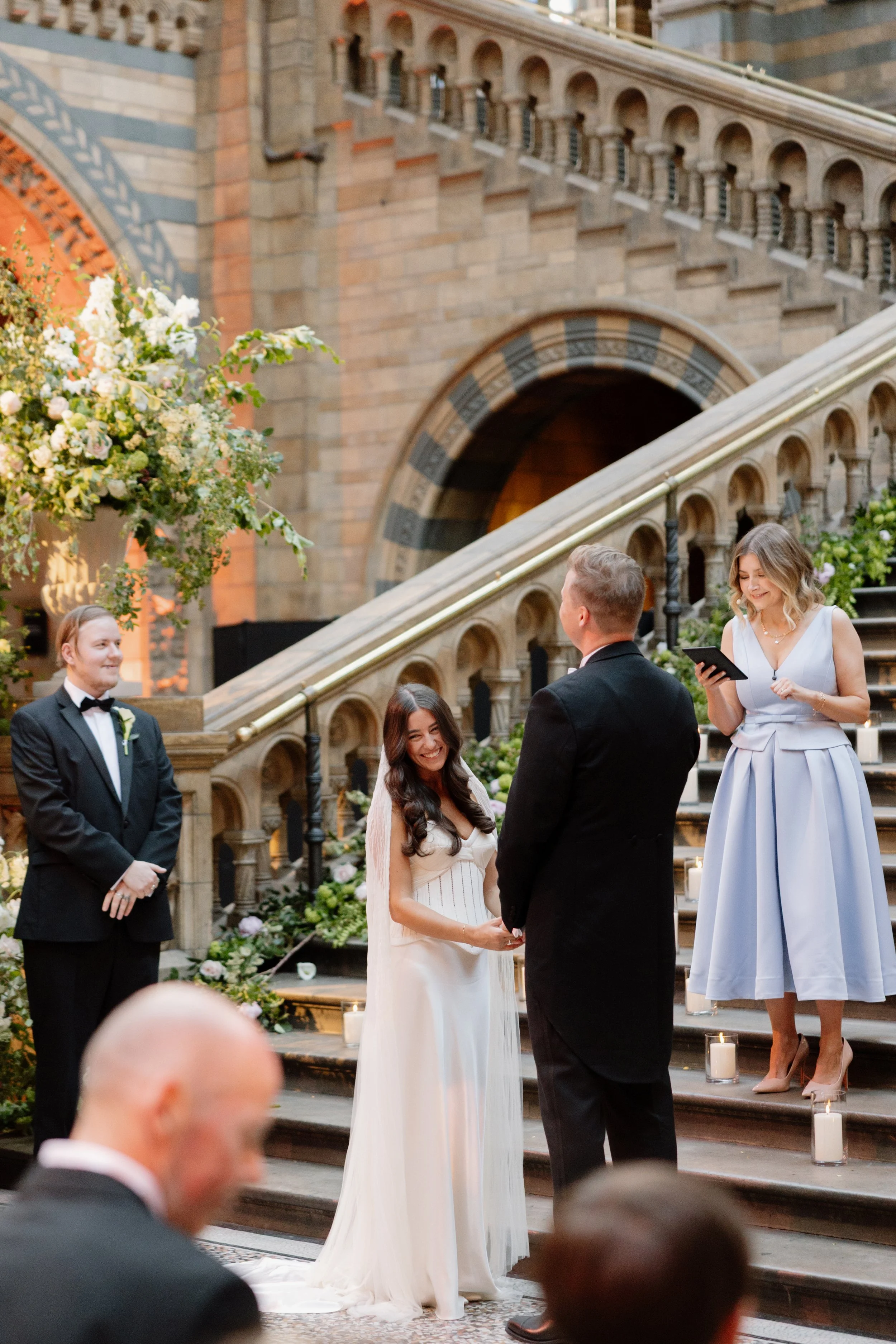 Kathryn B Wilson Luxury wedding Natural history museum celebrant