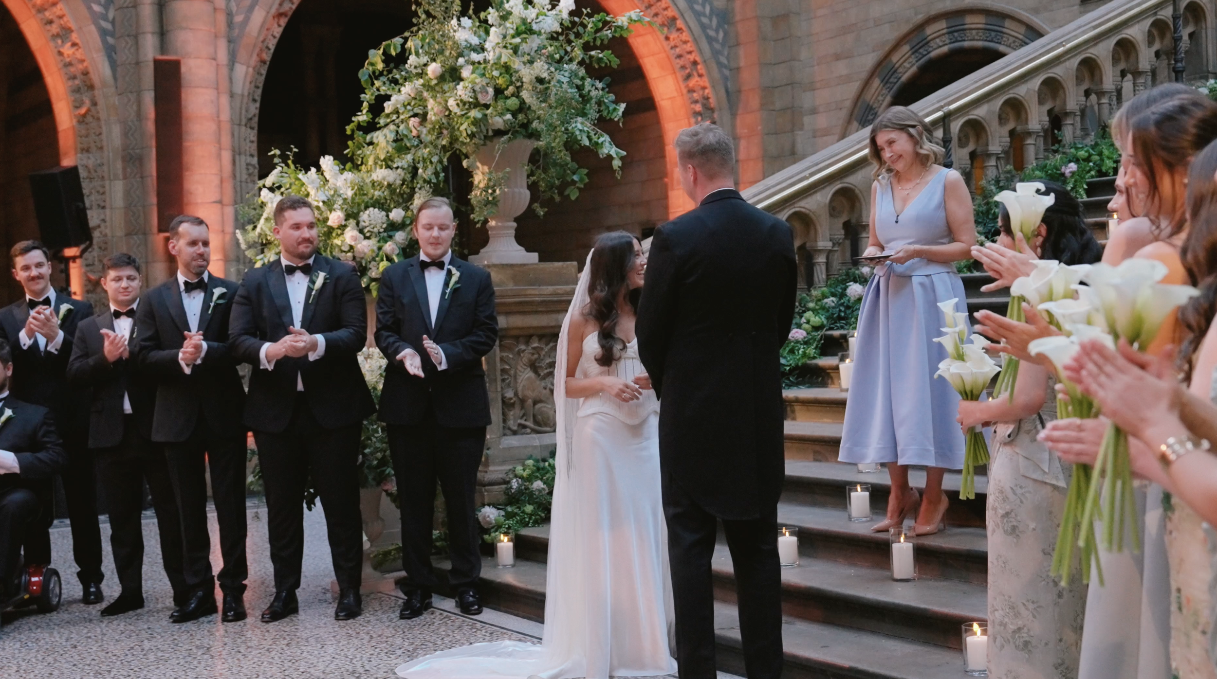 Love Celebrants Humanist wedding ceremony at the Natural History Museum London