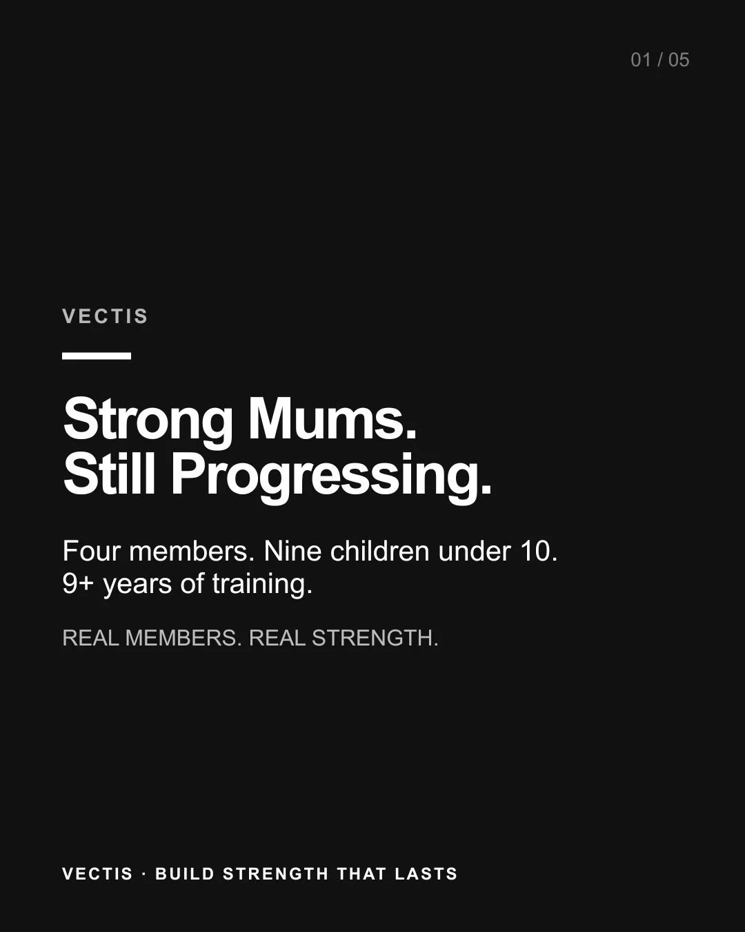 What does long-term progress actually look like?

It isn&rsquo;t a straight line.

Alice, Louise, Chantal and Fiona have each trained at Vectis for more than nine years&mdash;and each has had children during that time.

Their training has had to adap