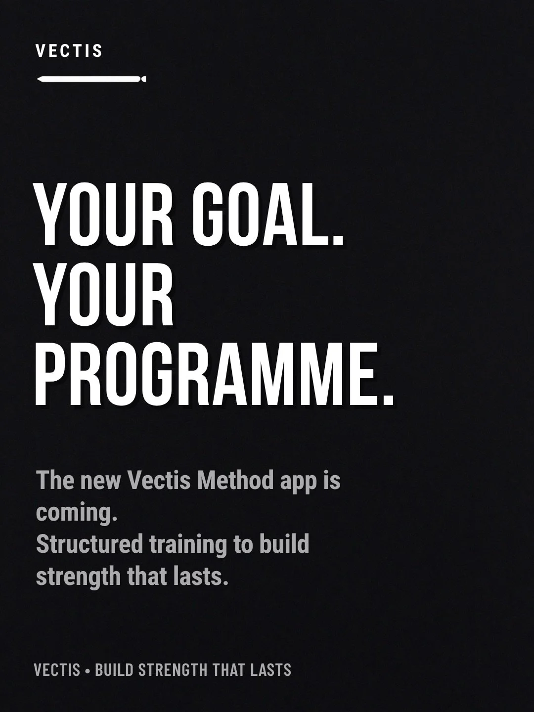 TRAIN WITH PURPOSE. PROGRESS WITH A PLAN.

The Vectis Method app is here.

Whether you want to get stronger, build muscle, improve your fitness, train at home or work towards your next running event, there&rsquo;s a programme to give your training di