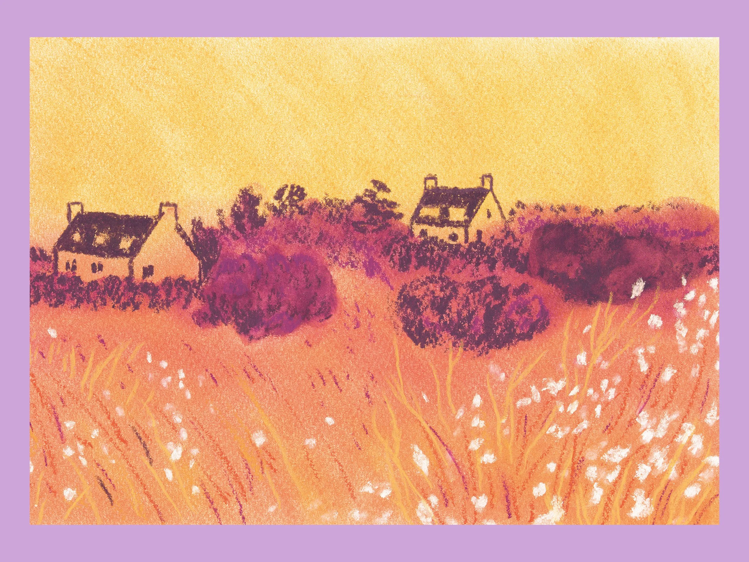 Tirage d'art Maison rouge