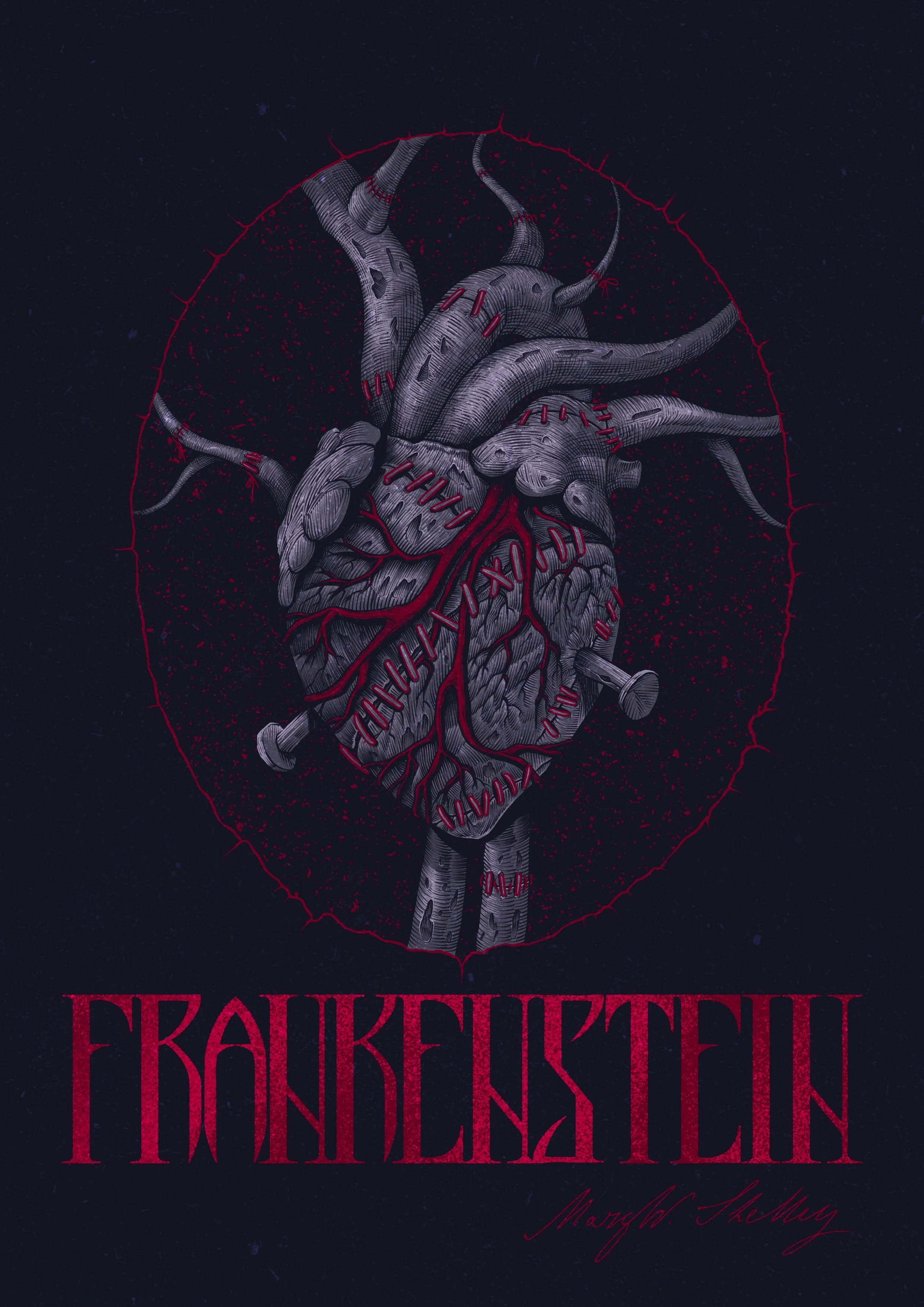 ‘Frankenstein’ alternative book cover
