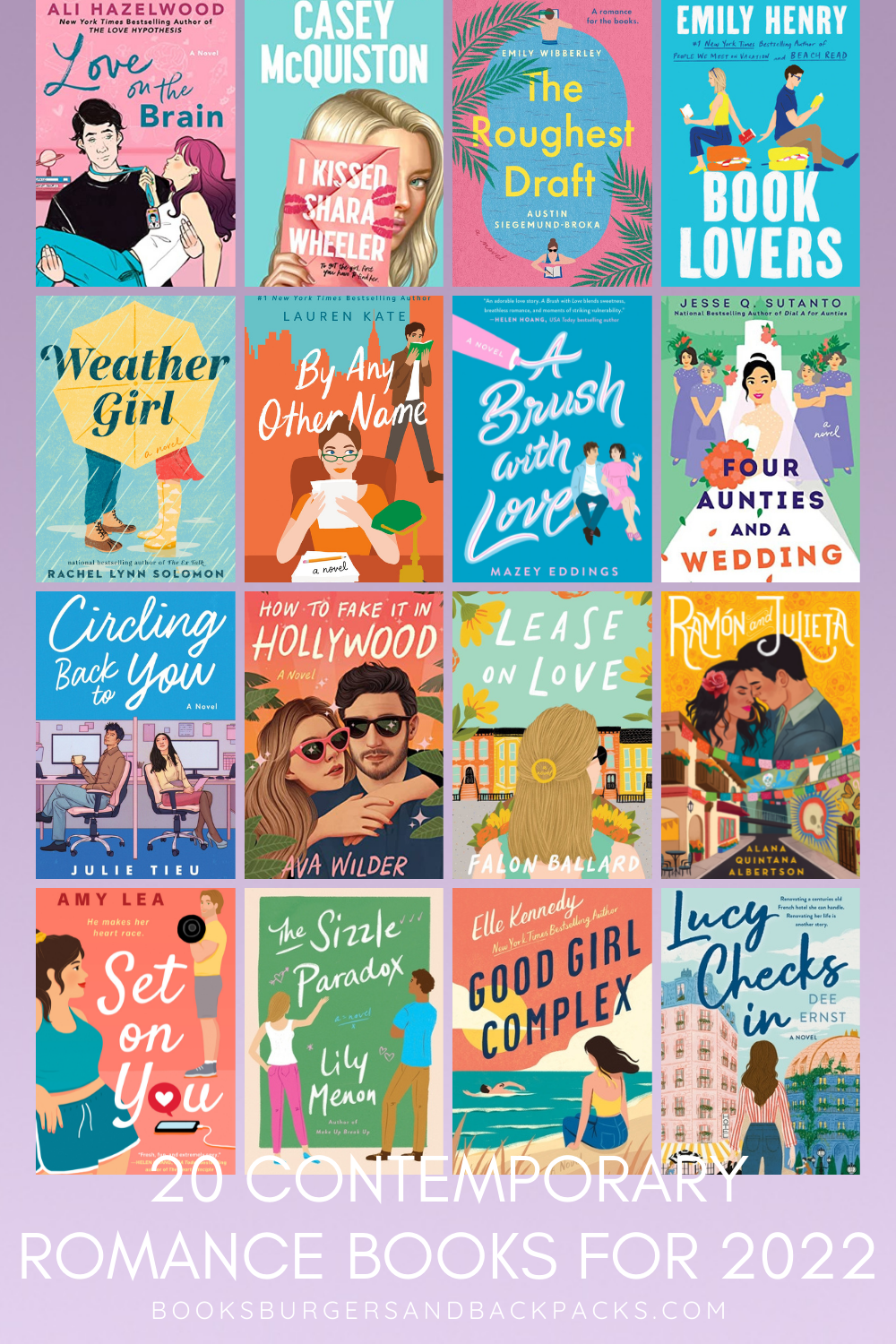 20 contemporary romance books released in 2022 (booktok recommended) —  Books, Burgers and Backpacks