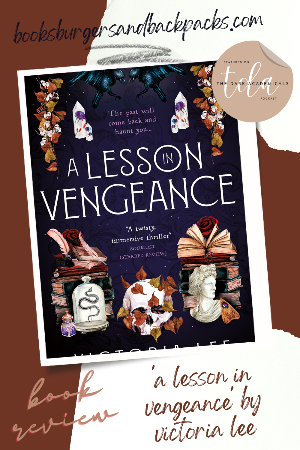 Book Review: 'A Lesson in Vengeance' by Victoria Lee (witches and