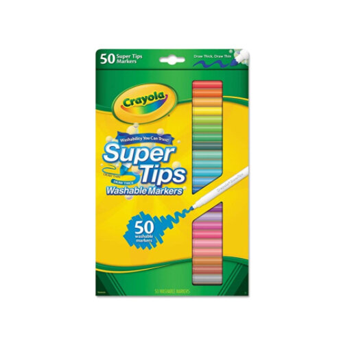 Crayola Super Tips - A perfect budget-friendly option that works surprisingly well for brush lettering.