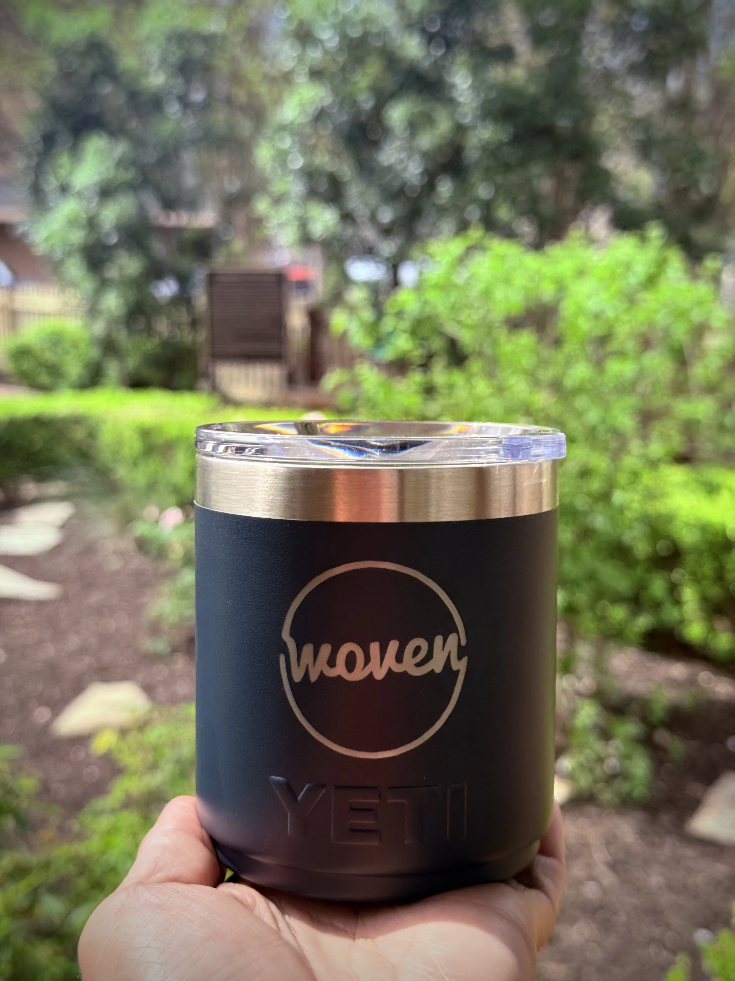 Woven Yeti 10 Oz. Rambler Stackable Lowball