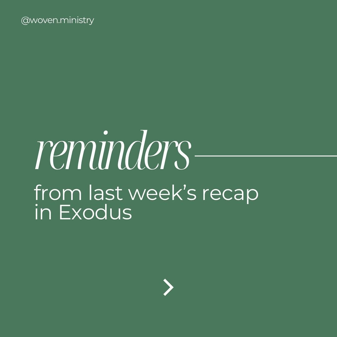 Yesterday, today and tomorrow, it&rsquo;s always been about Jesus. If you don&rsquo;t remember anything else today, remember that. 

#wovenministry #woven #womensministry #Bible study #exodus #remindersfromexodus #itsaboutjesus #centeredonchrist bibl