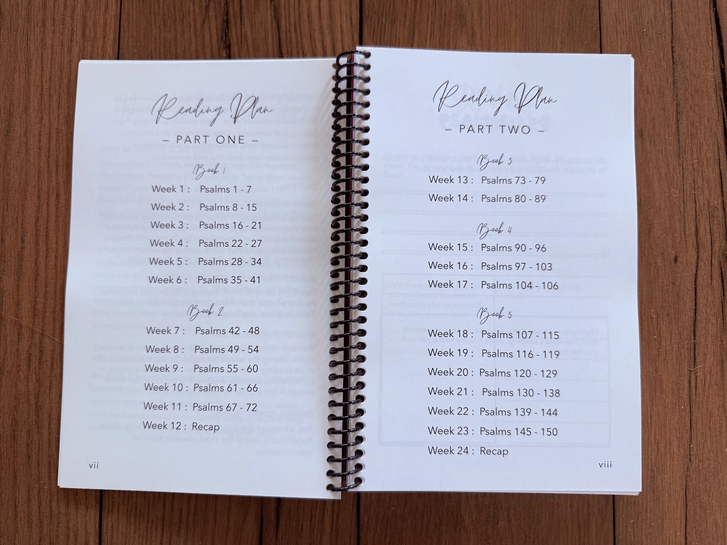 Psalms Bible Study Journal - Reading Plan - Close.JPG